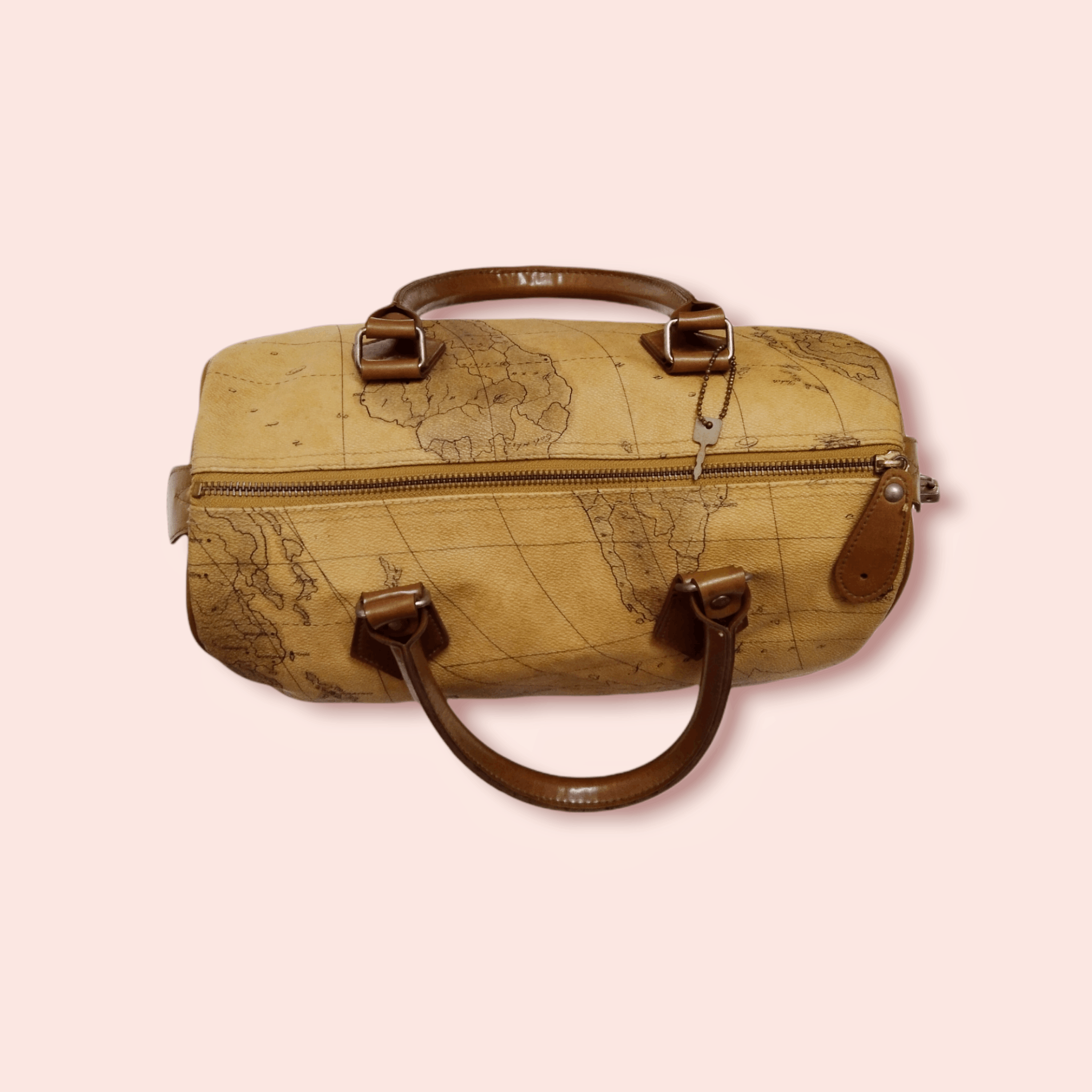 Japanese Brand × Vintage VINTAGE JAPANESE BRAND WORLD MAP SPEEDY HANDBAG Size ONE SIZE - 4 Thumbnail