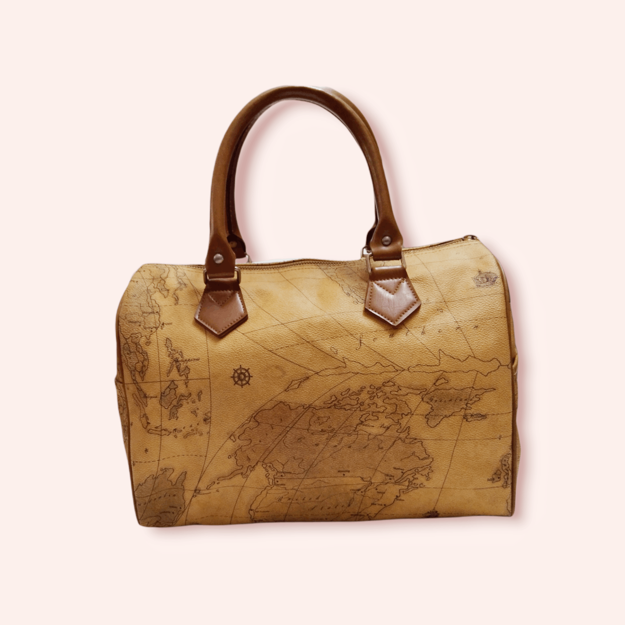 Japanese Brand × Vintage VINTAGE JAPANESE BRAND WORLD MAP SPEEDY HANDBAG Size ONE SIZE - 6 Thumbnail