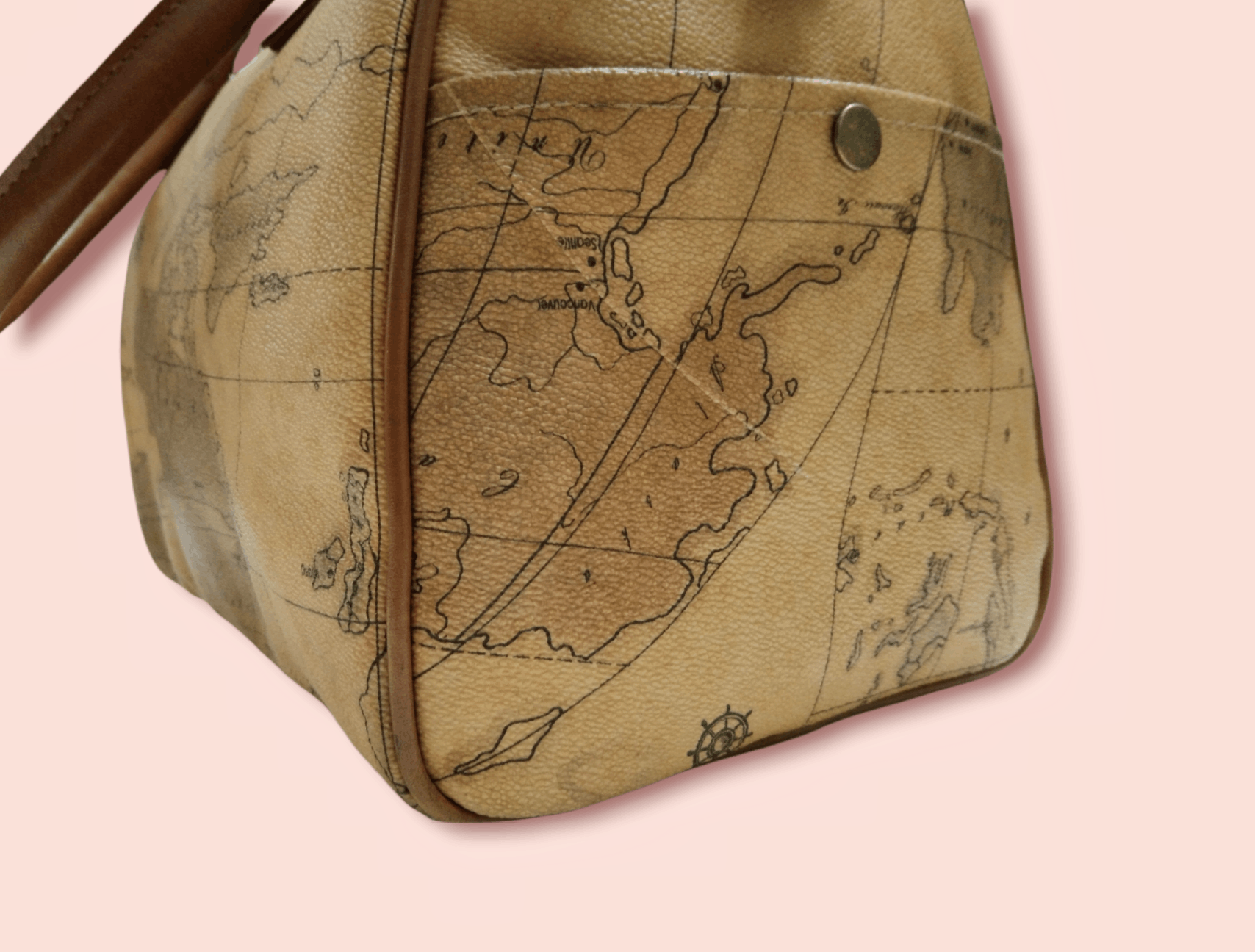 Japanese Brand × Vintage VINTAGE JAPANESE BRAND WORLD MAP SPEEDY HANDBAG Size ONE SIZE - 16 Thumbnail