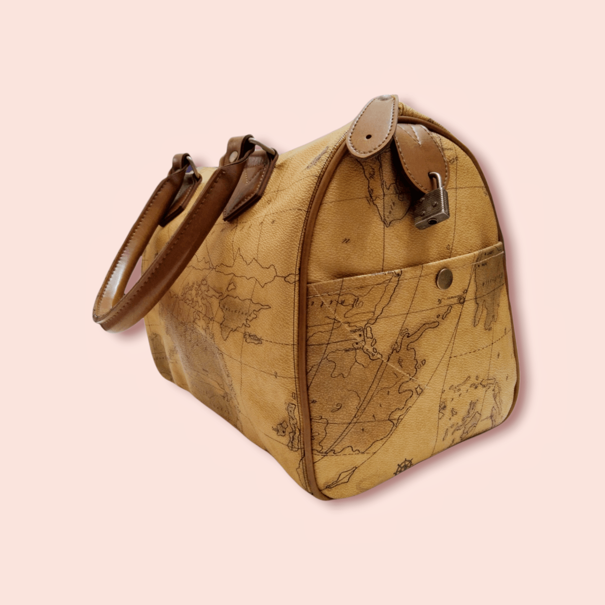 Japanese Brand × Vintage VINTAGE JAPANESE BRAND WORLD MAP SPEEDY HANDBAG Size ONE SIZE - 15 Thumbnail