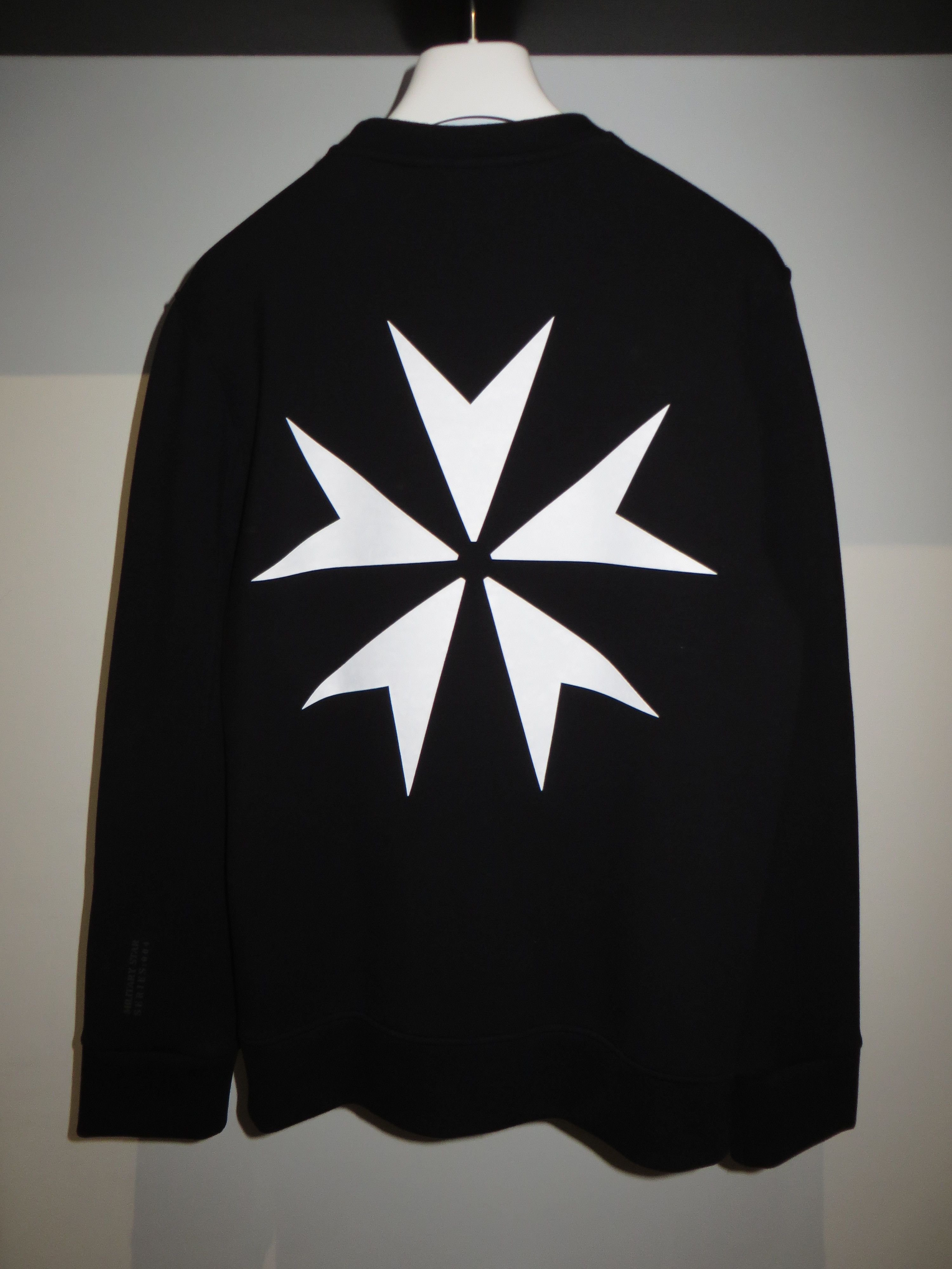 Neil Barrett Military star print neoprene sweatshirt Size US S / EU 44-46 / 1 - 6 Thumbnail