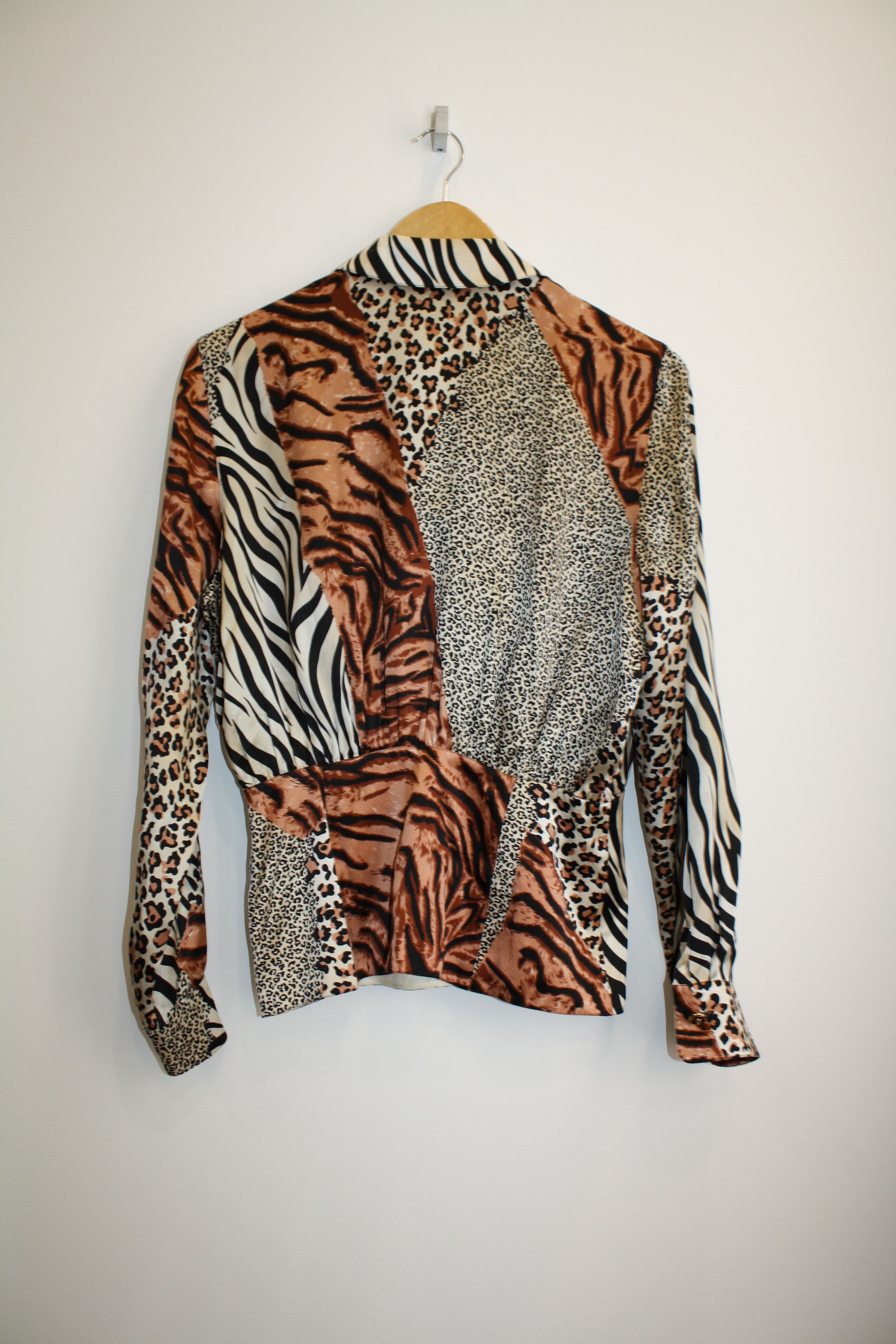 Escada Vintage Escada Silk Blazer Shirt Leopard Size XS / US 0-2 / IT 36-38 - 8 Thumbnail