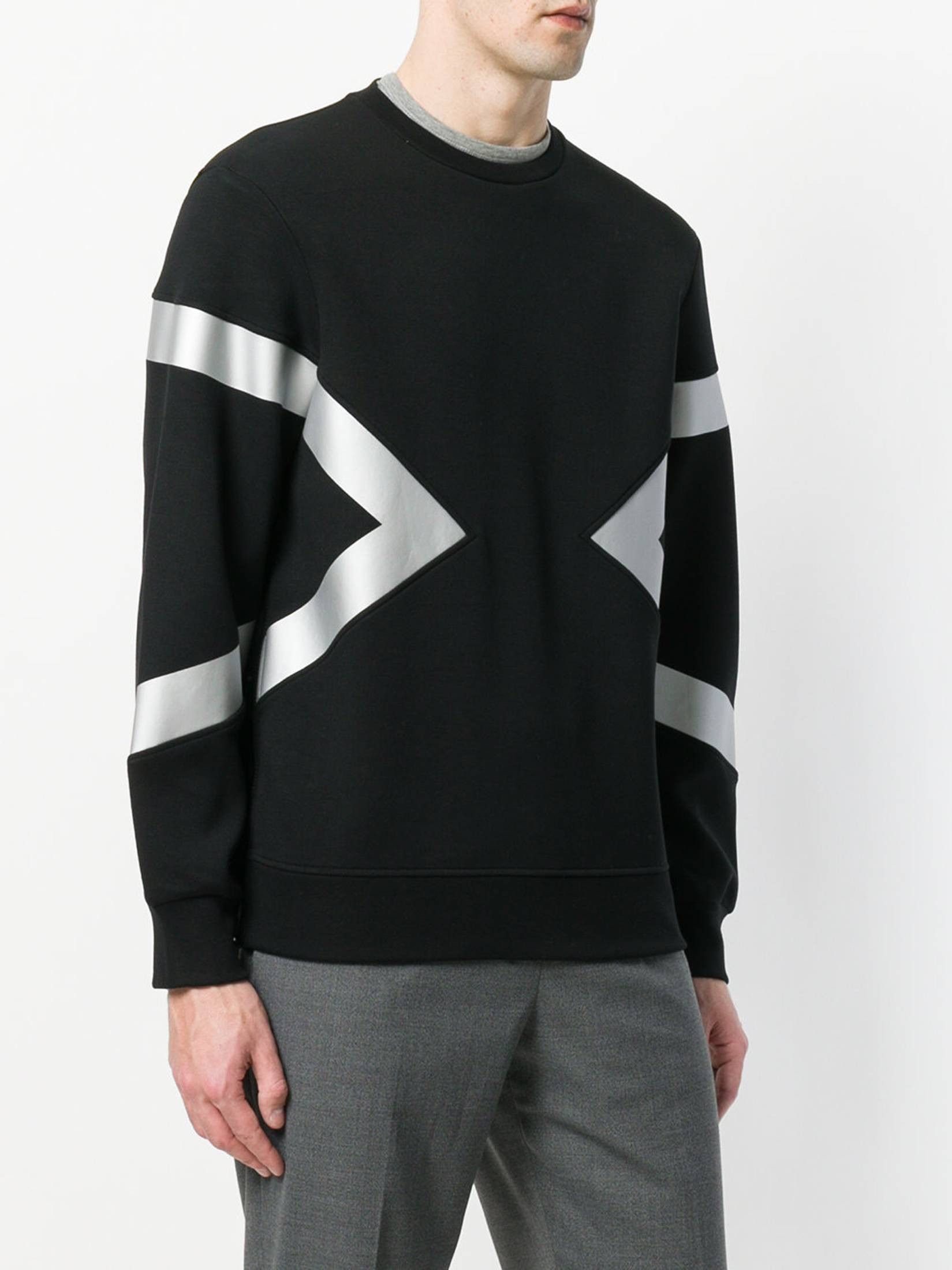 Neil Barrett Metalic print Modernist sweatshirt Size US XS / EU 42 / 0 - 3 Thumbnail