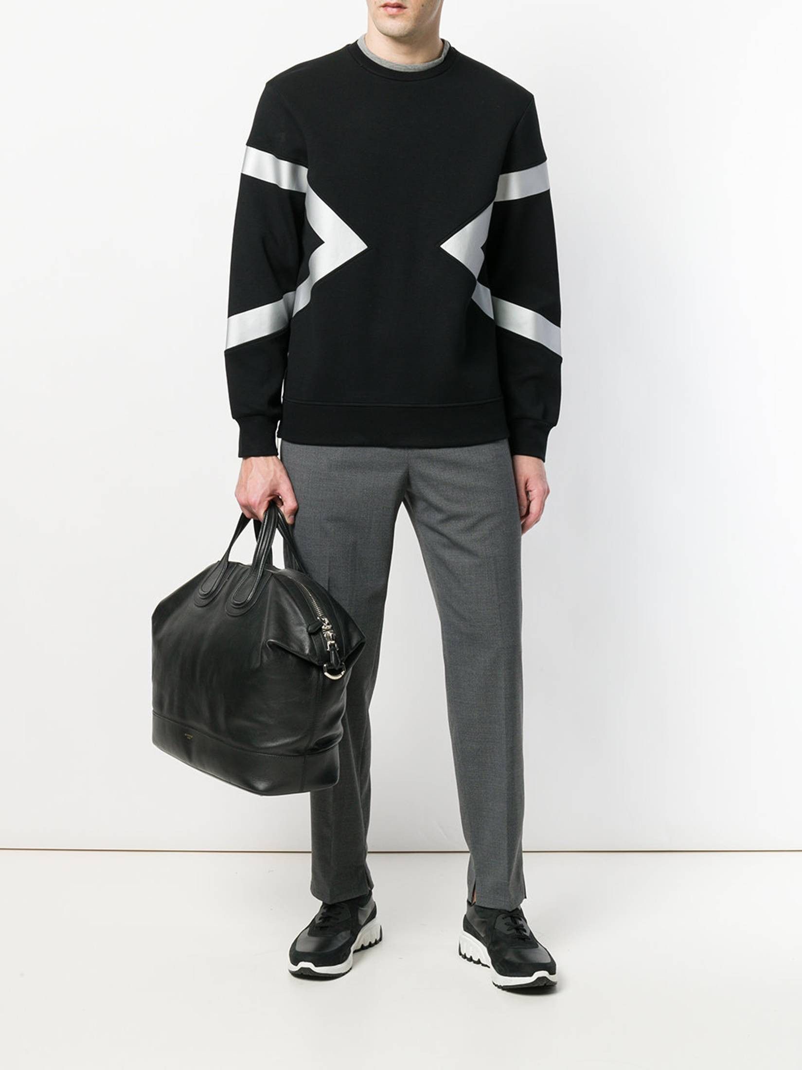 Neil Barrett Metalic print Modernist sweatshirt Size US XS / EU 42 / 0 - 2 Thumbnail