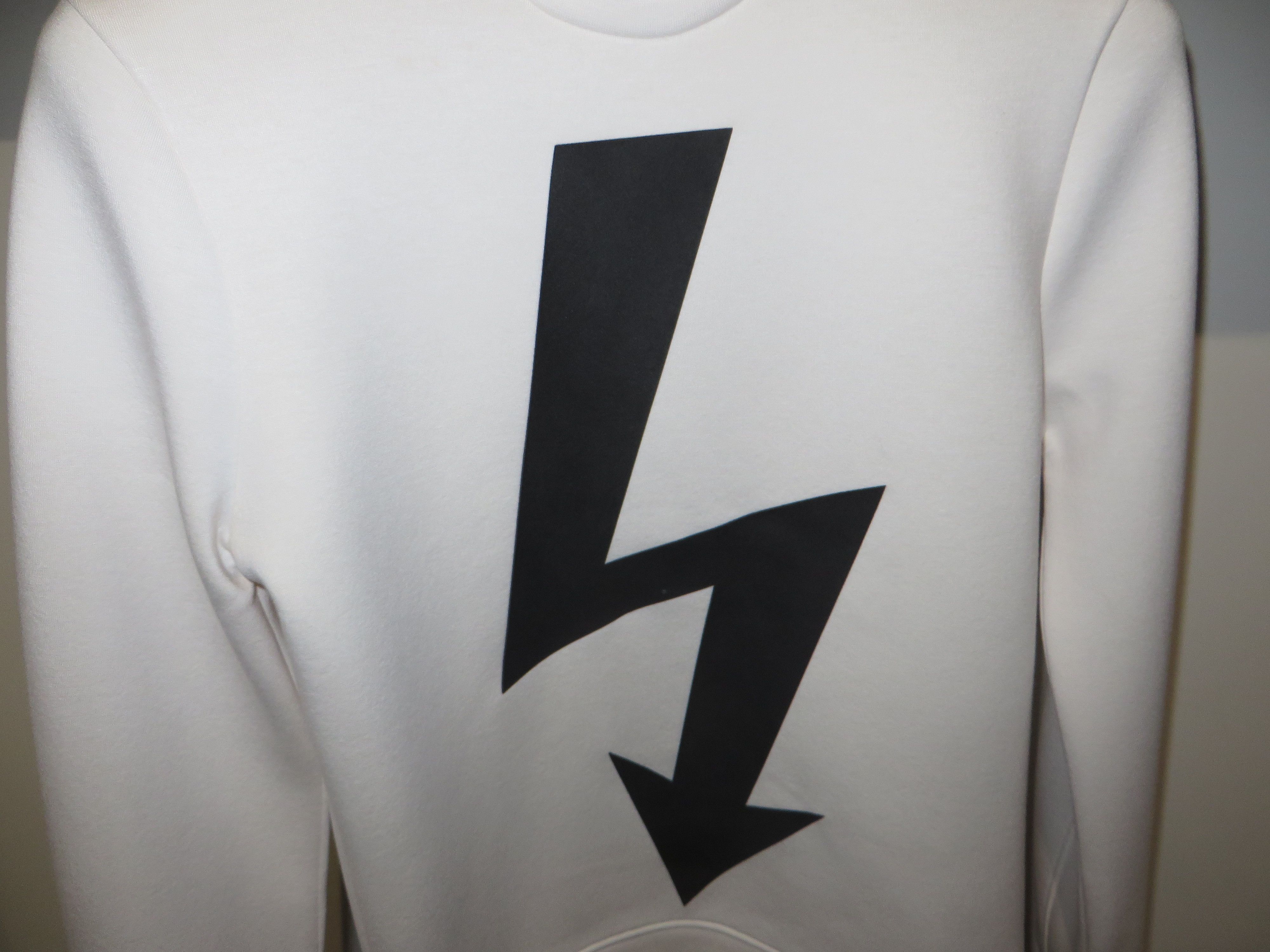 Neil Barrett Printed thunderbolt sweatshirt Size US XXS / EU 40 - 4 Thumbnail