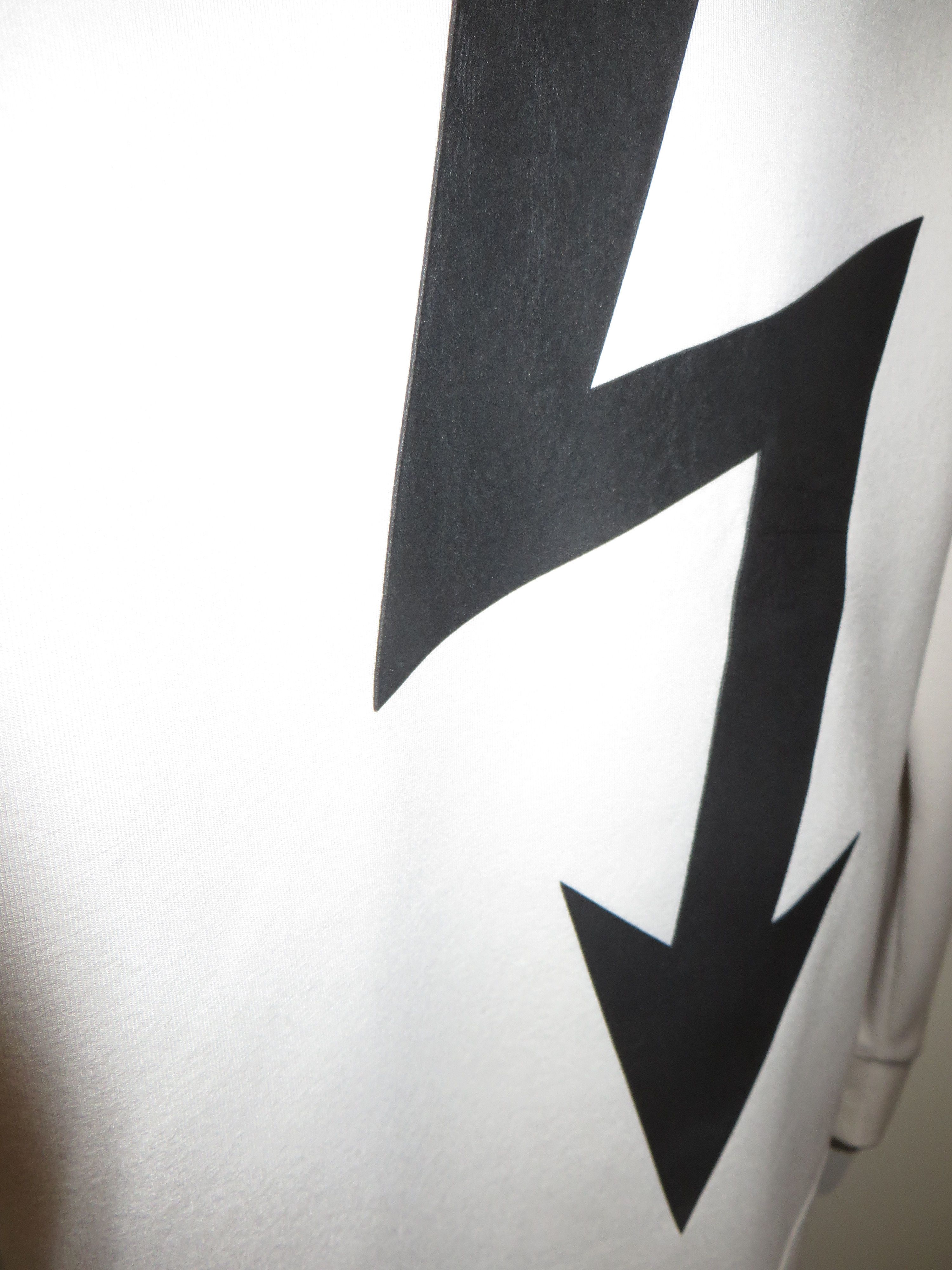 Neil Barrett Printed thunderbolt sweatshirt Size US XXS / EU 40 - 7 Thumbnail