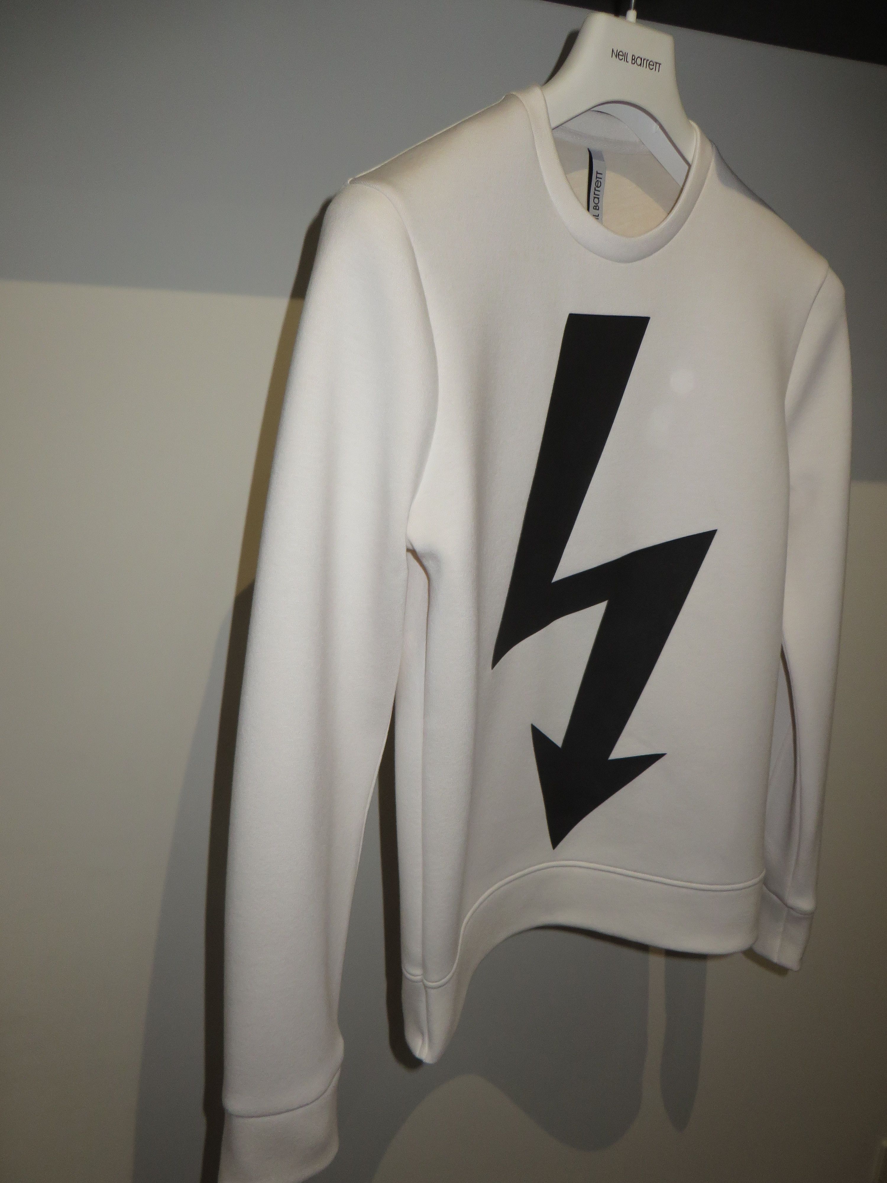 Neil Barrett Printed thunderbolt sweatshirt Size US XXS / EU 40 - 2 Thumbnail