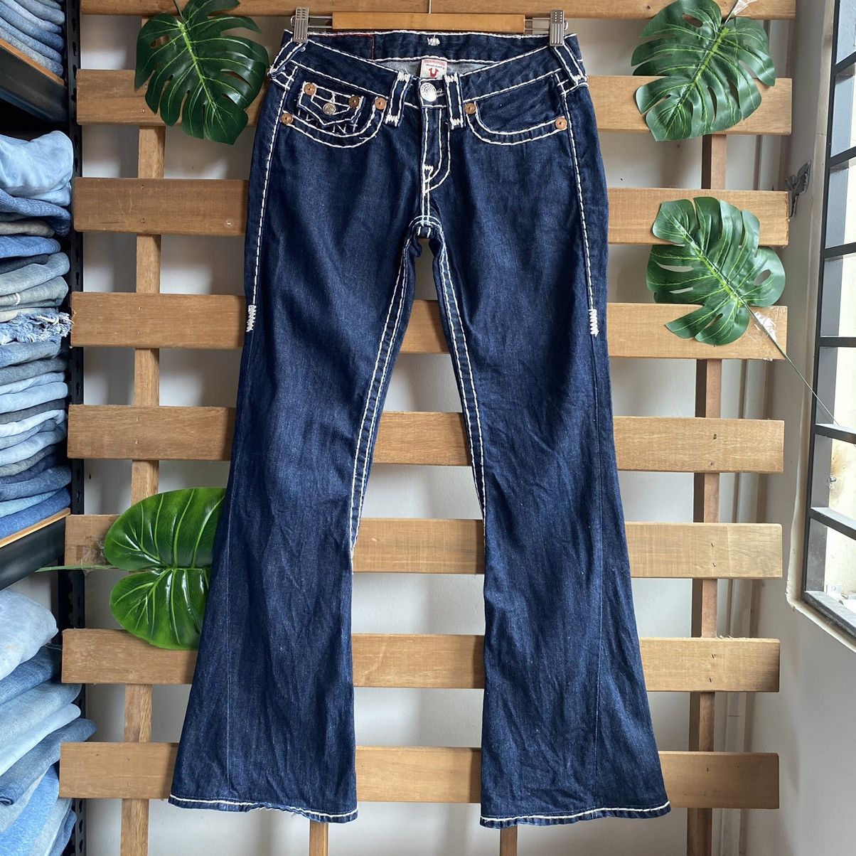 Vintage True Religion Joey Super T Flare Bootcut Denim Jeans