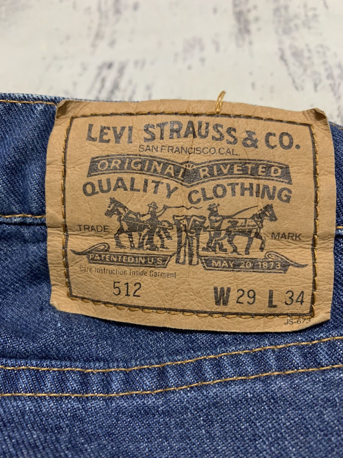 Levi's VTG Levi's Japan 512 Rayon Denim Jeans Indigo Made In Japan Size US 28 / EU 44 - 13 Thumbnail