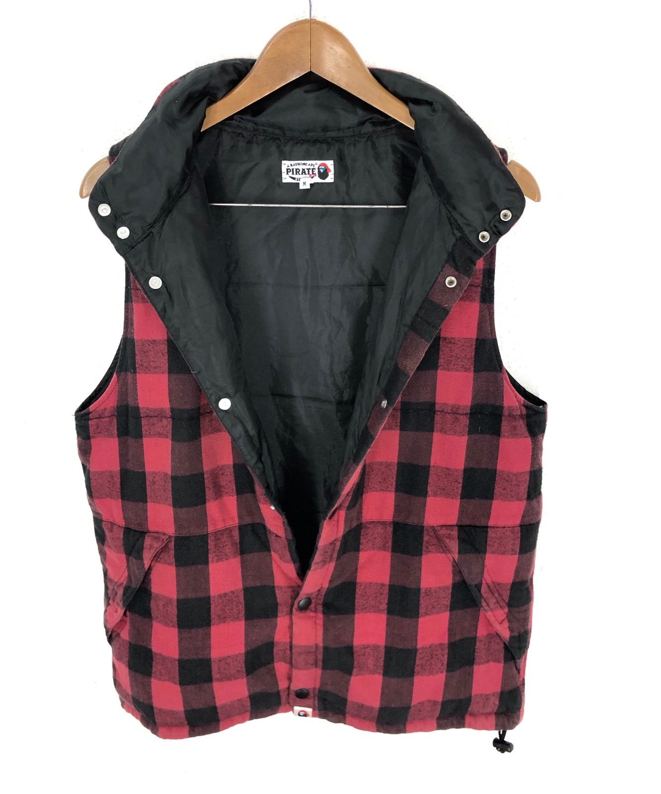 Bape Bape Check Down Vest Size US M / EU 48-50 / 2 - 9 Thumbnail