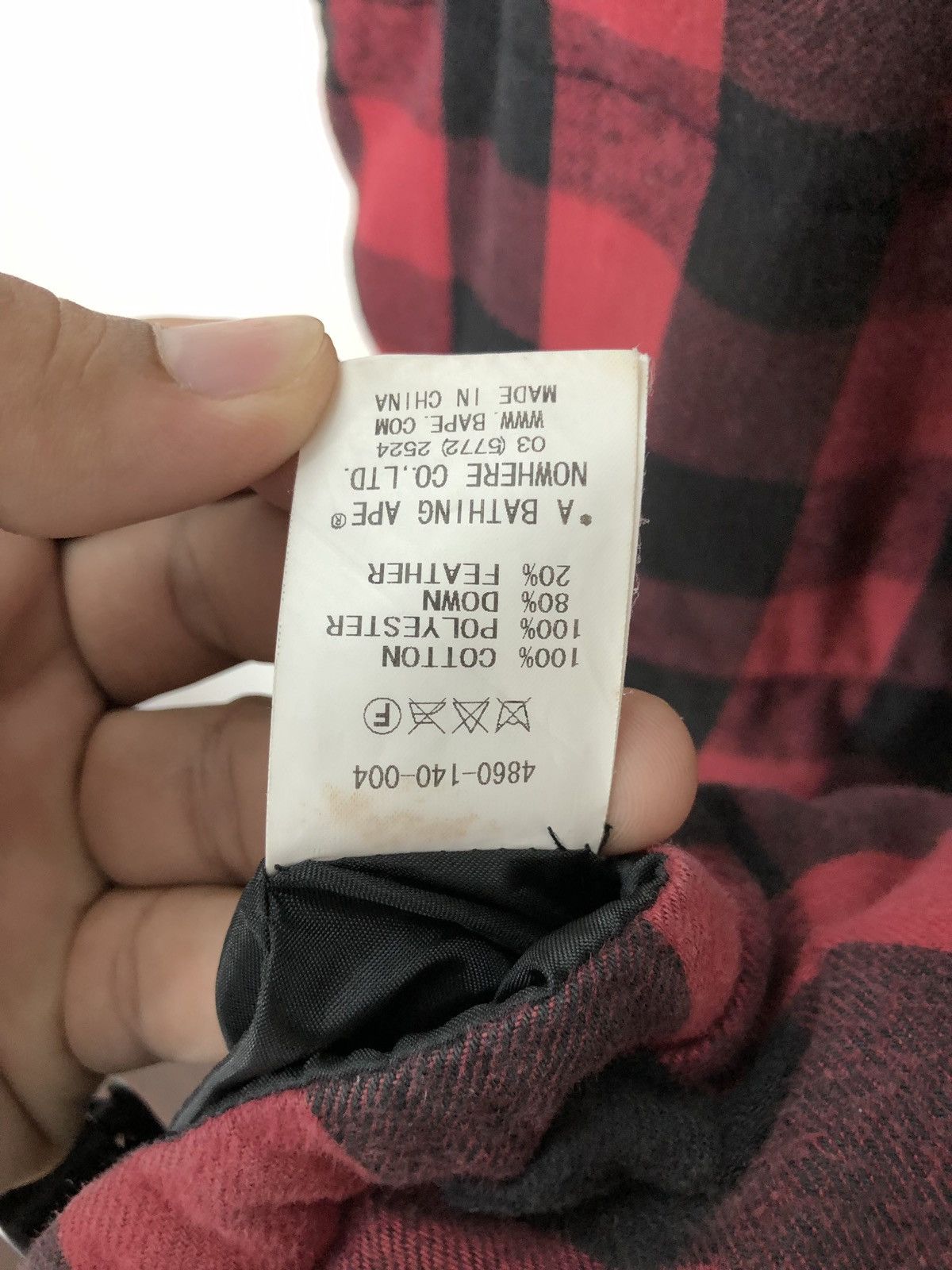 Bape Vintage A bathing ape Plaid Bape Vest jacket Size US M / EU 48-50 / 2 - 14 Thumbnail