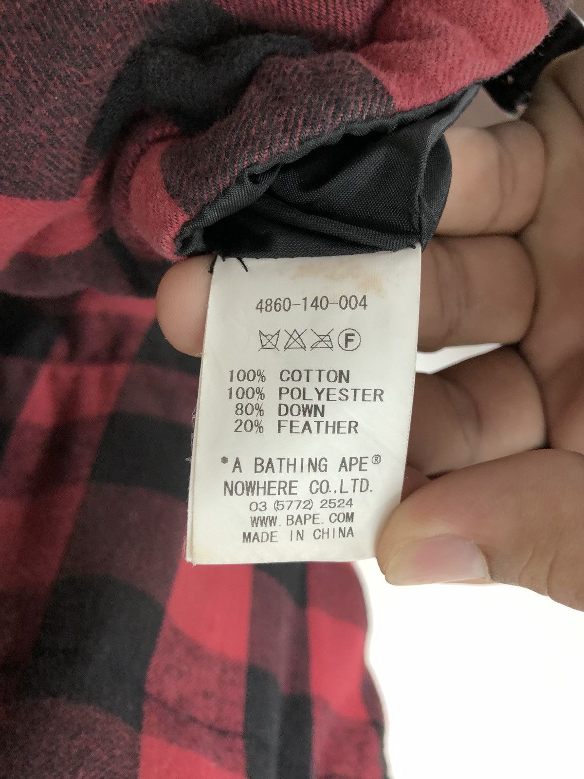 Bape Bape Check Down Vest Size US M / EU 48-50 / 2 - 12 Thumbnail