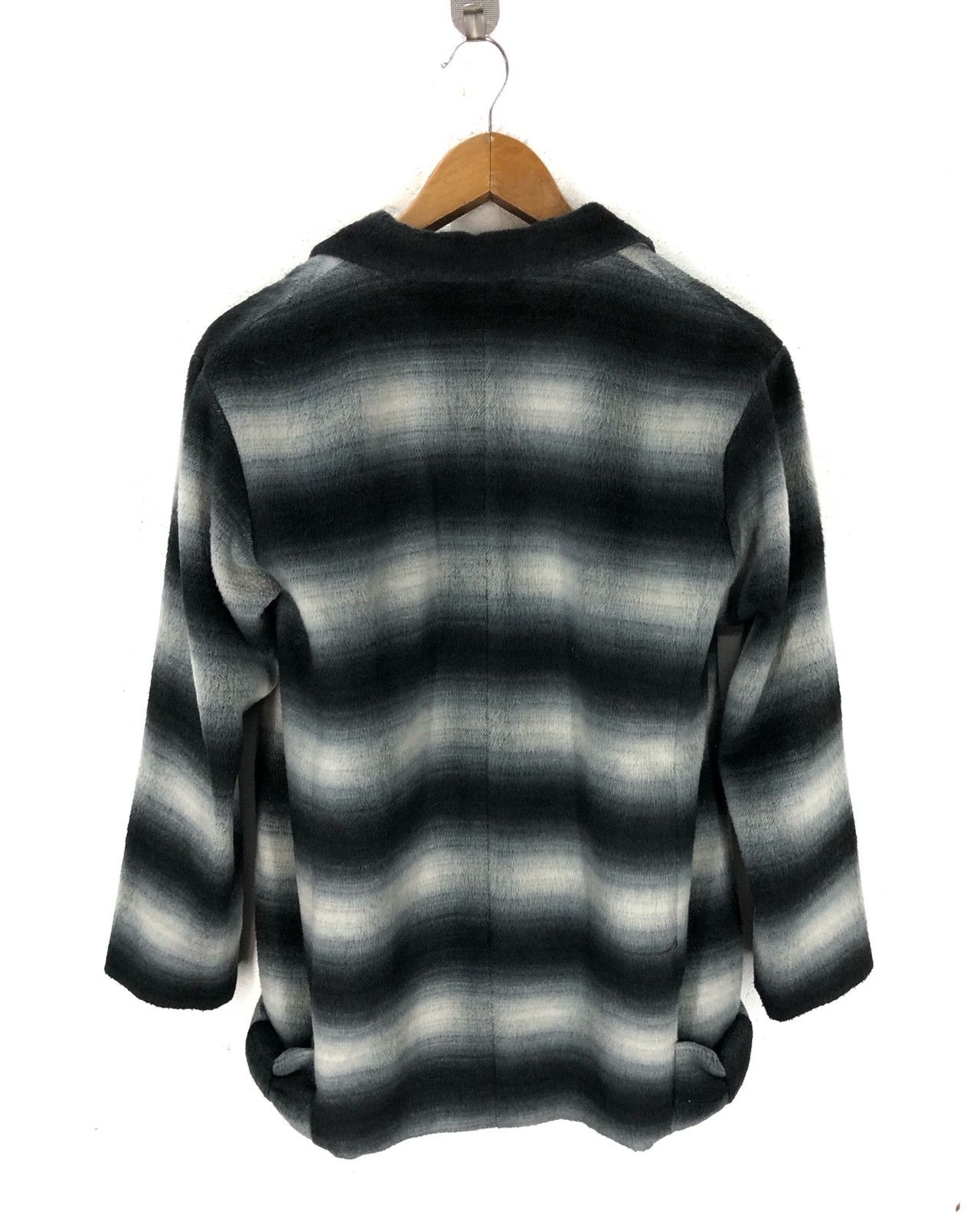 Japanese Brand Dipdrops Stripe Wool Jacket 10th Anniversary Dipdrops Size US M / EU 48-50 / 2 - 3 Thumbnail