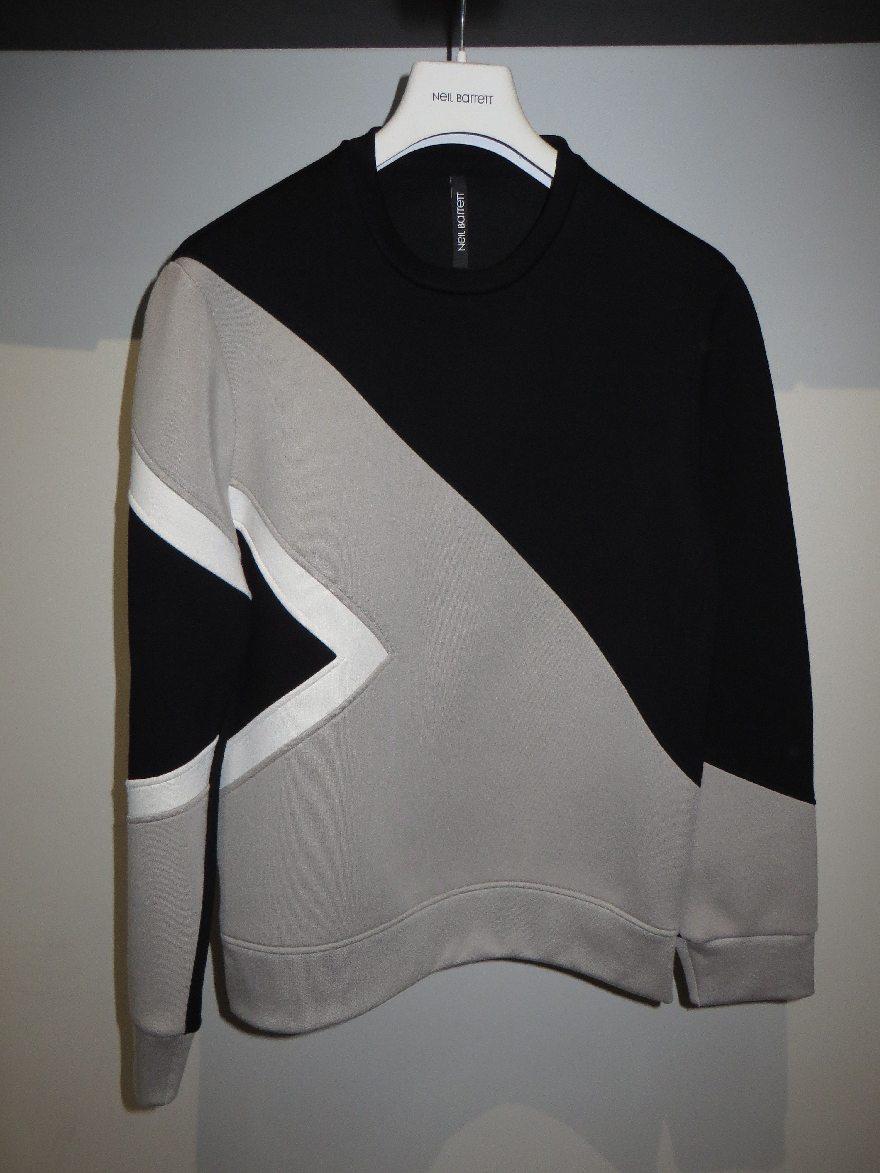 Modernist printed jersey sweatshirt