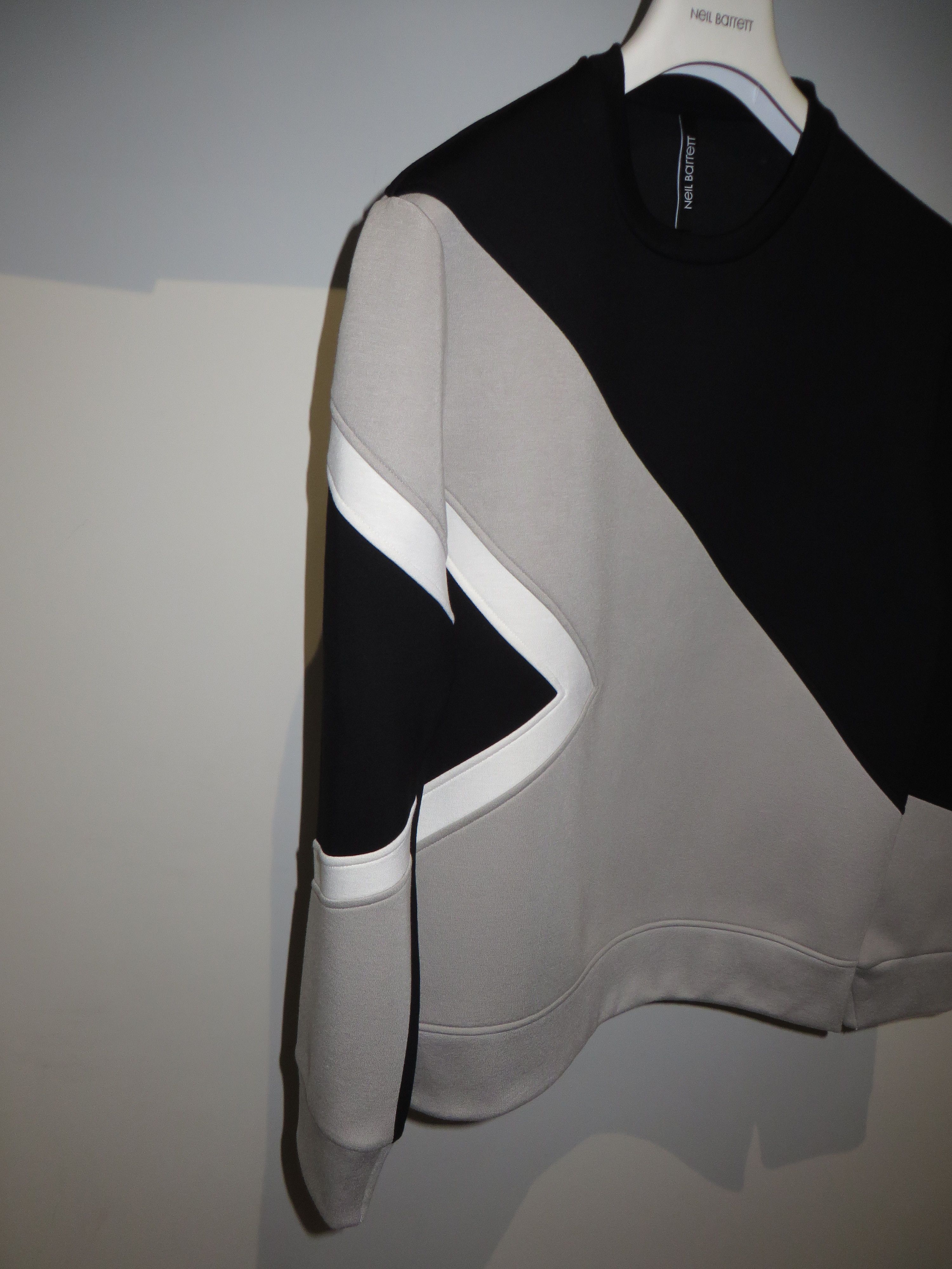 Modernist printed jersey sweatshirt