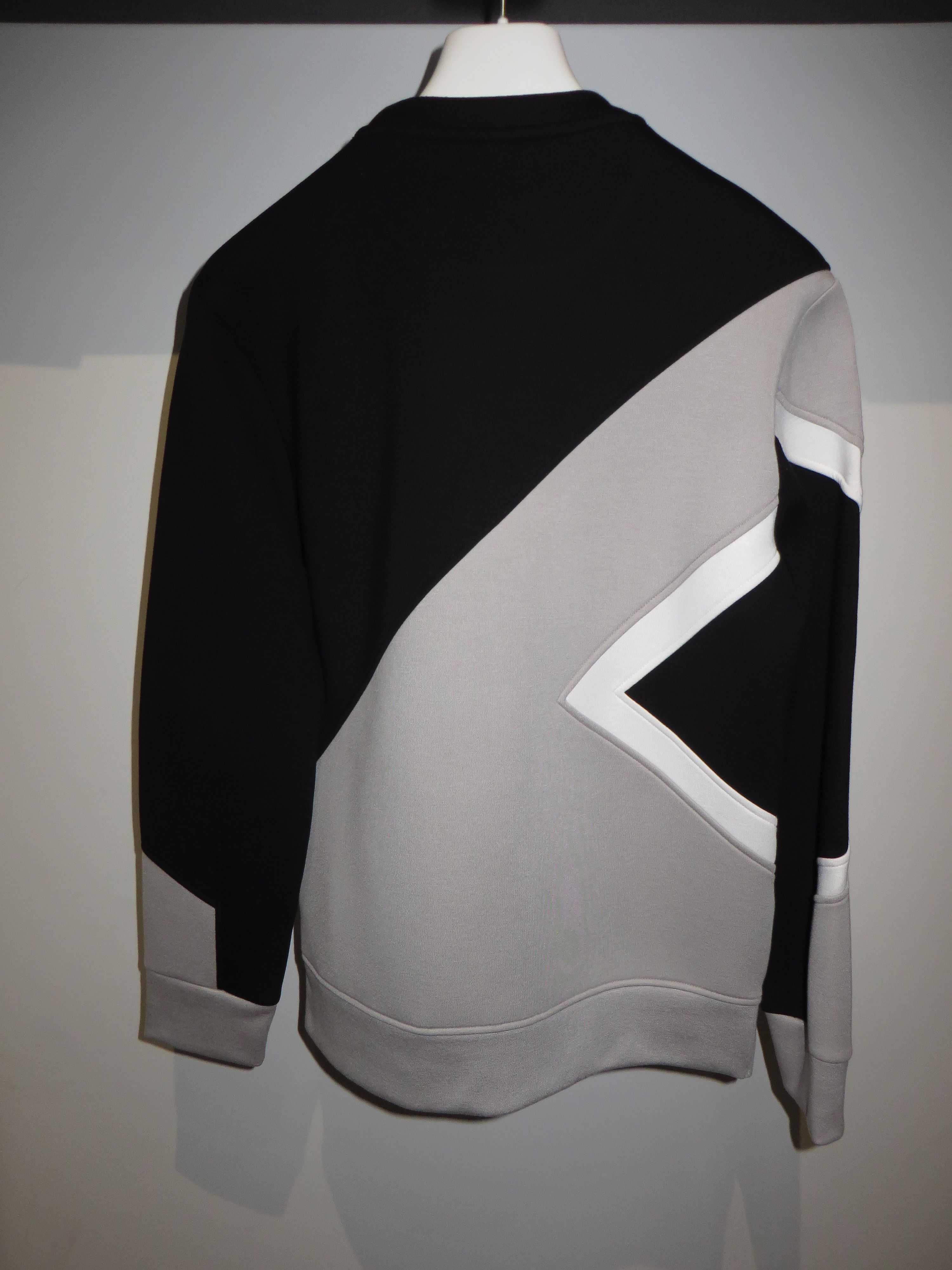 Modernist printed jersey sweatshirt