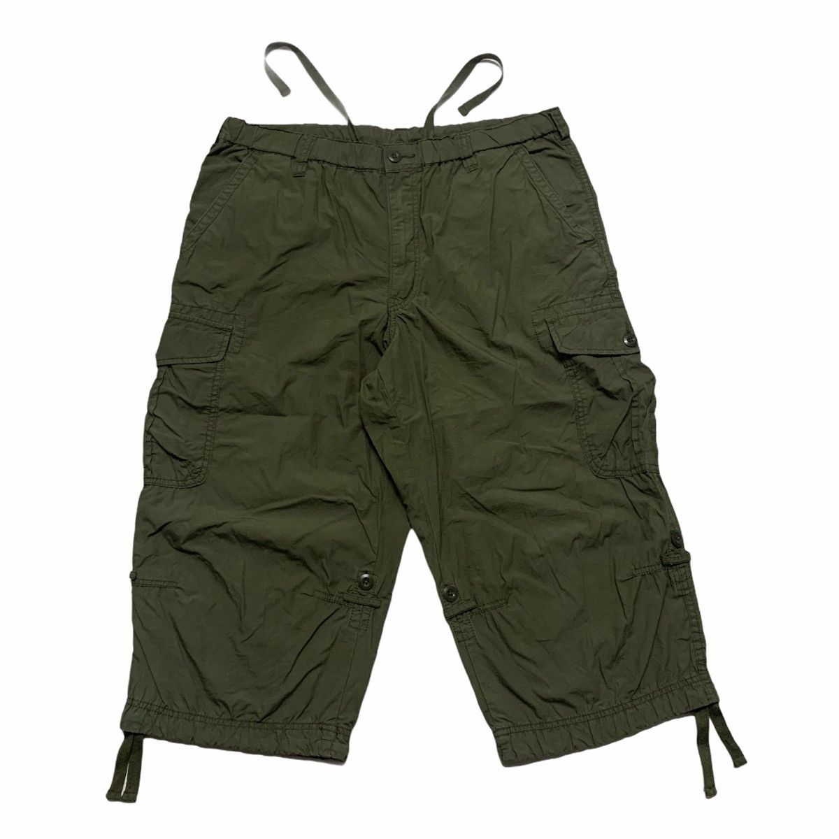 Japanese Brand × Uniqlo Uniqlo Foldable Leg Cropped Cargo Pant Size US 36 / EU 52 - 1 Thumbnail