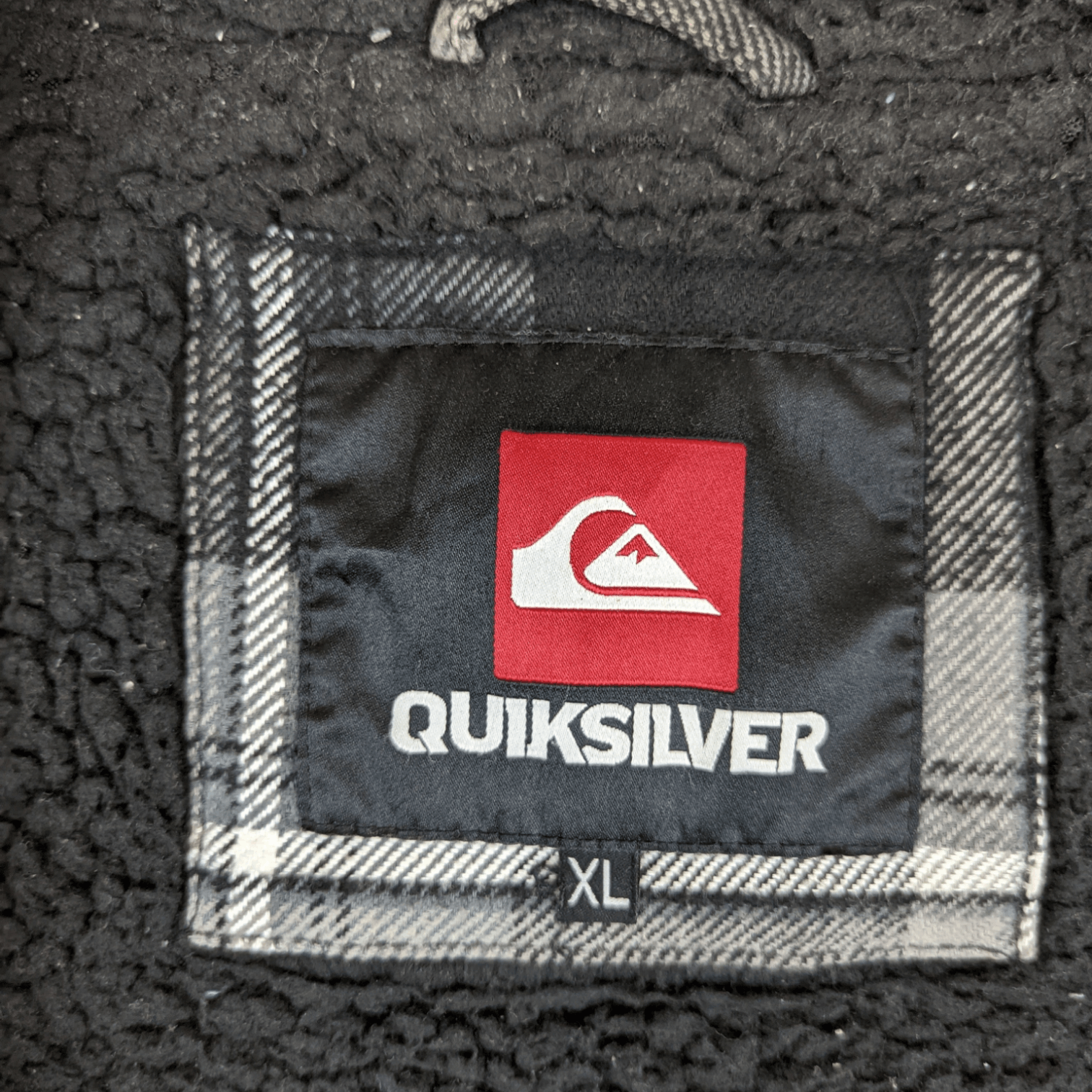 Quiksilver Vintage 90's QUIKSILVER Check Winter Jacket Flannel Style Size US L / EU 52-54 / 3 - 11 Thumbnail