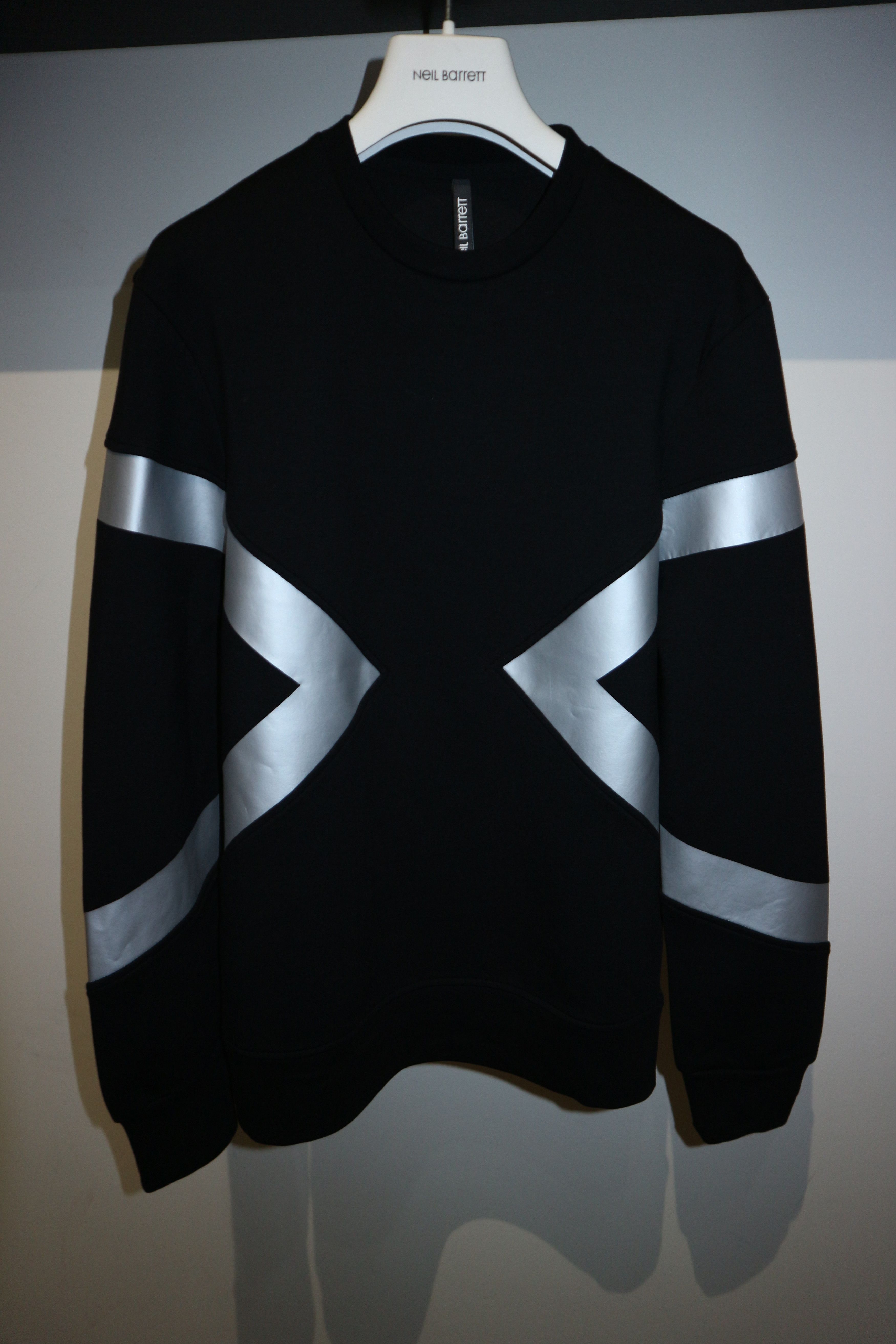 Neil Barrett *BRAND NEW* Modernist neoprene sweatshirt Size US XS / EU 42 / 0 - 2 Thumbnail