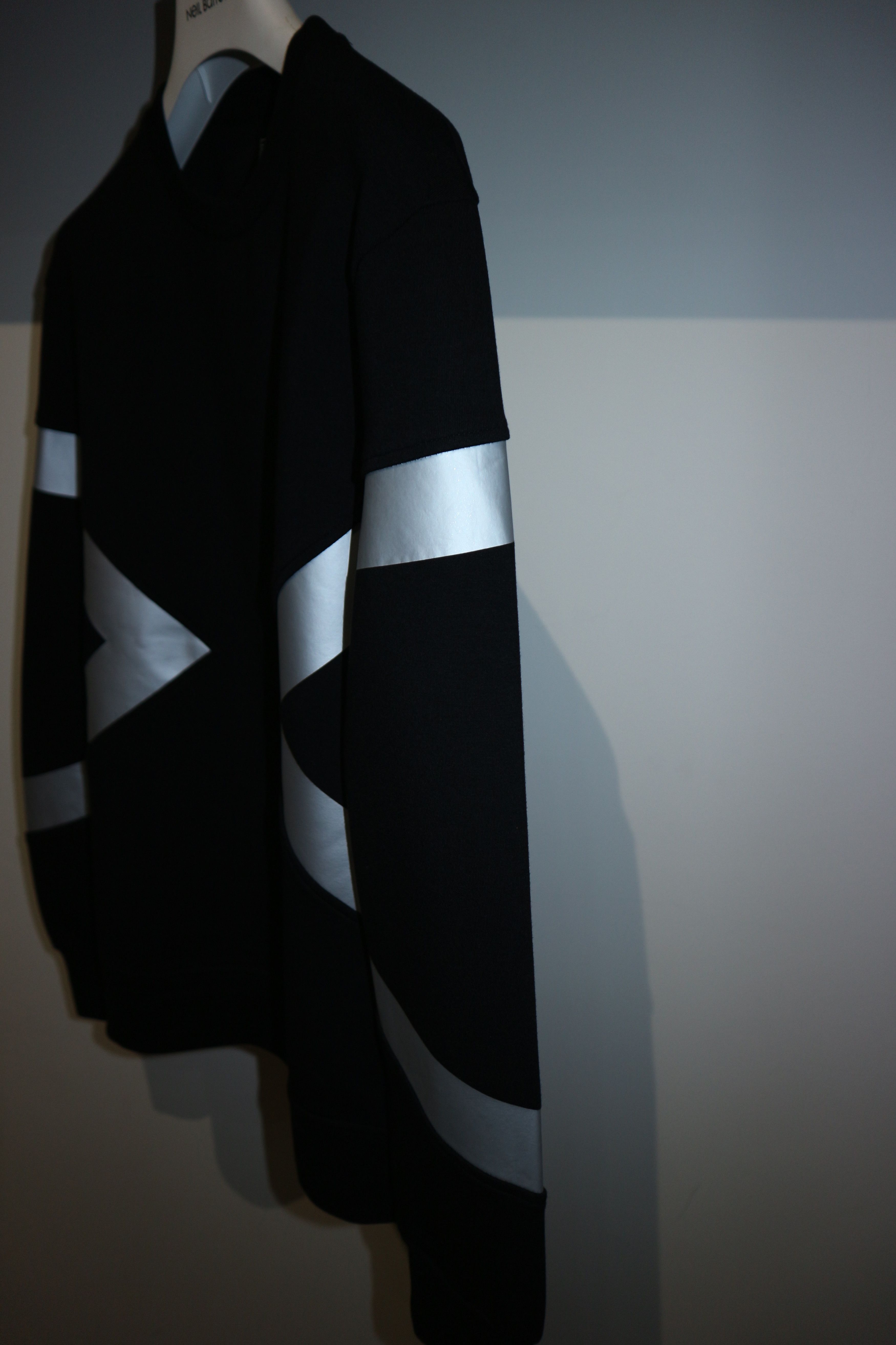 Neil Barrett *BRAND NEW* Modernist neoprene sweatshirt Size US XS / EU 42 / 0 - 4 Thumbnail