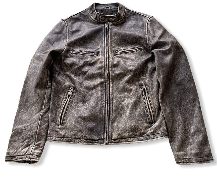 Japanese Brand L'HOMME EN CUIR LEATHER JACKET JAPAN Size US S / EU 44-46 / 1 - 1 Thumbnail