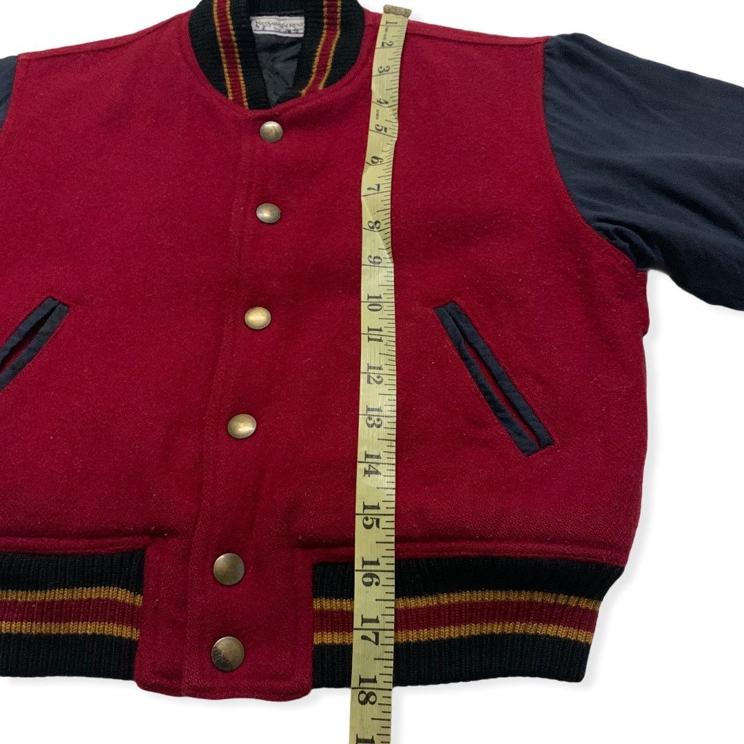 Yves Saint Laurent Yves Saint Laurent Big Logo Varsity Jacket Kids Size US XXS / EU 40 - 12 Thumbnail