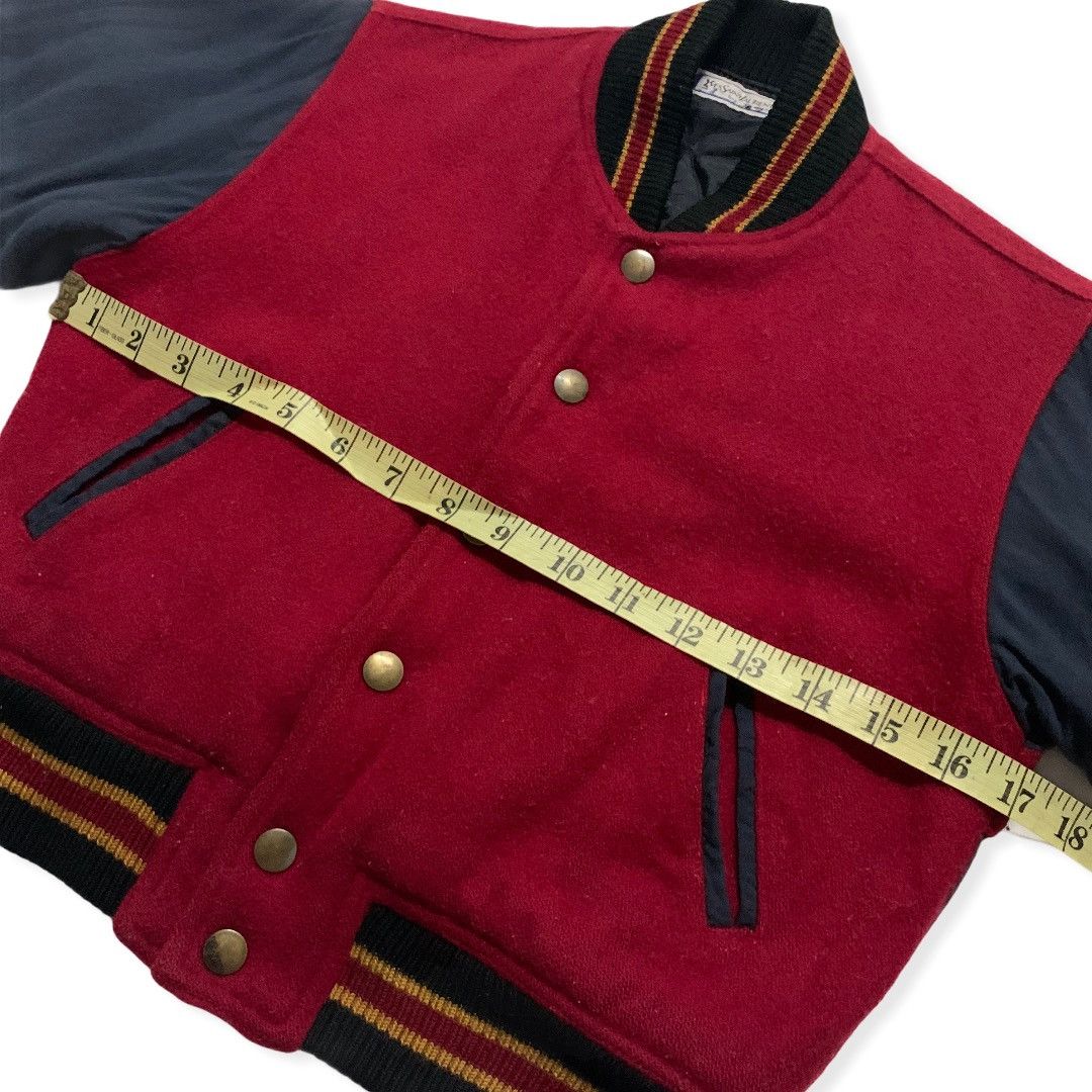 Yves Saint Laurent Yves Saint Laurent Big Logo Varsity Jacket Kids Size US XXS / EU 40 - 11 Thumbnail