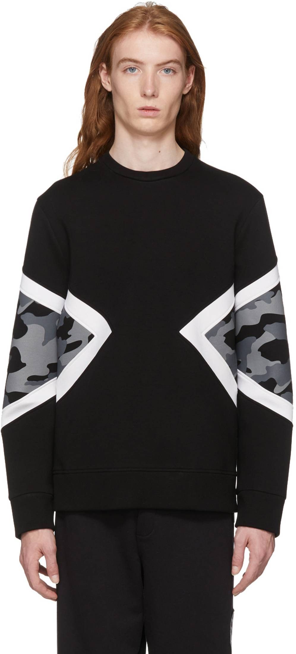 Neil Barrett Modernist camo print sweatshirt Size US XS / EU 42 / 0 - 2 Thumbnail