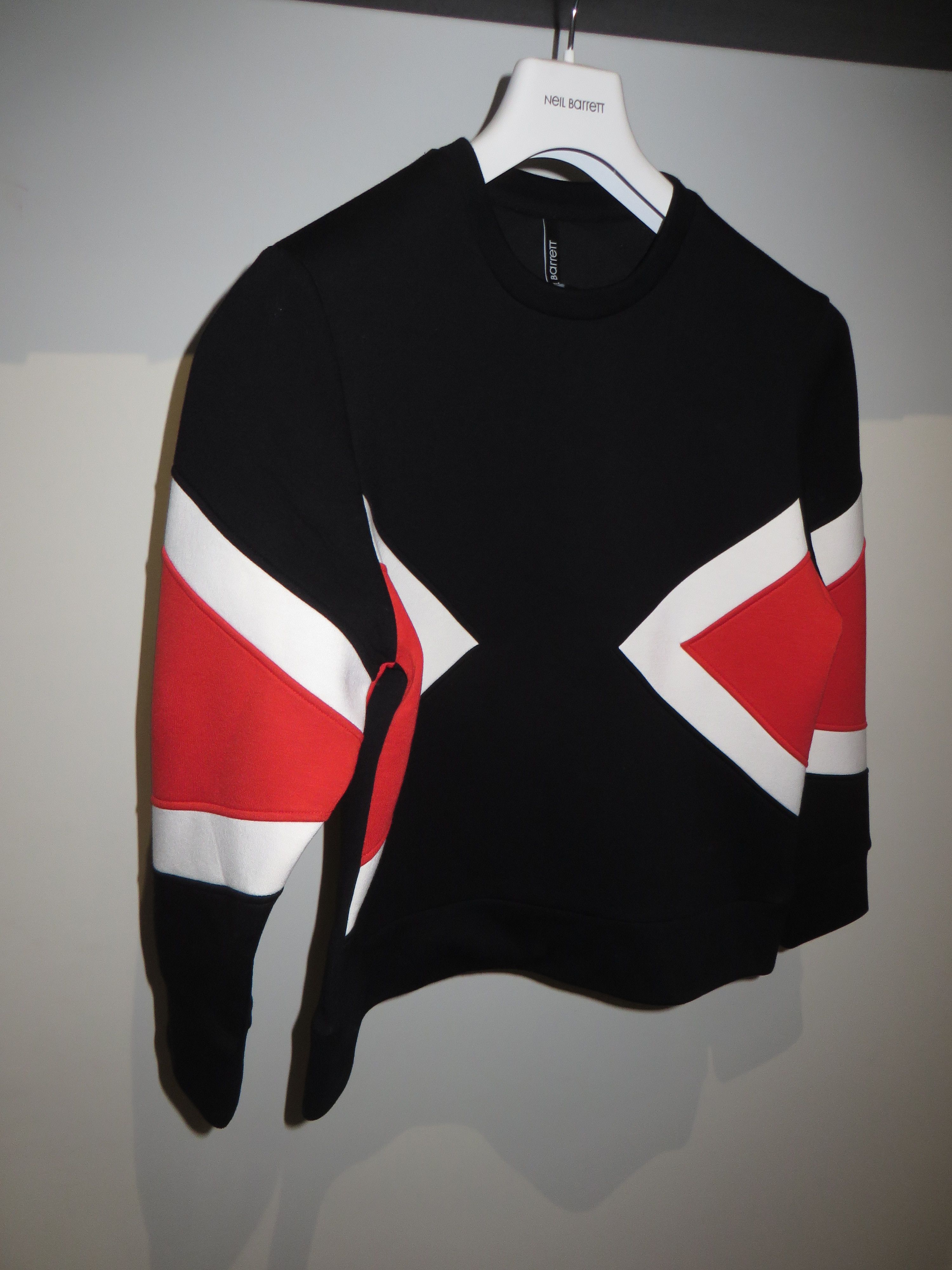 Neil Barrett Modernist neoprene sweatshirt Size US XS / EU 42 / 0 - 2 Thumbnail