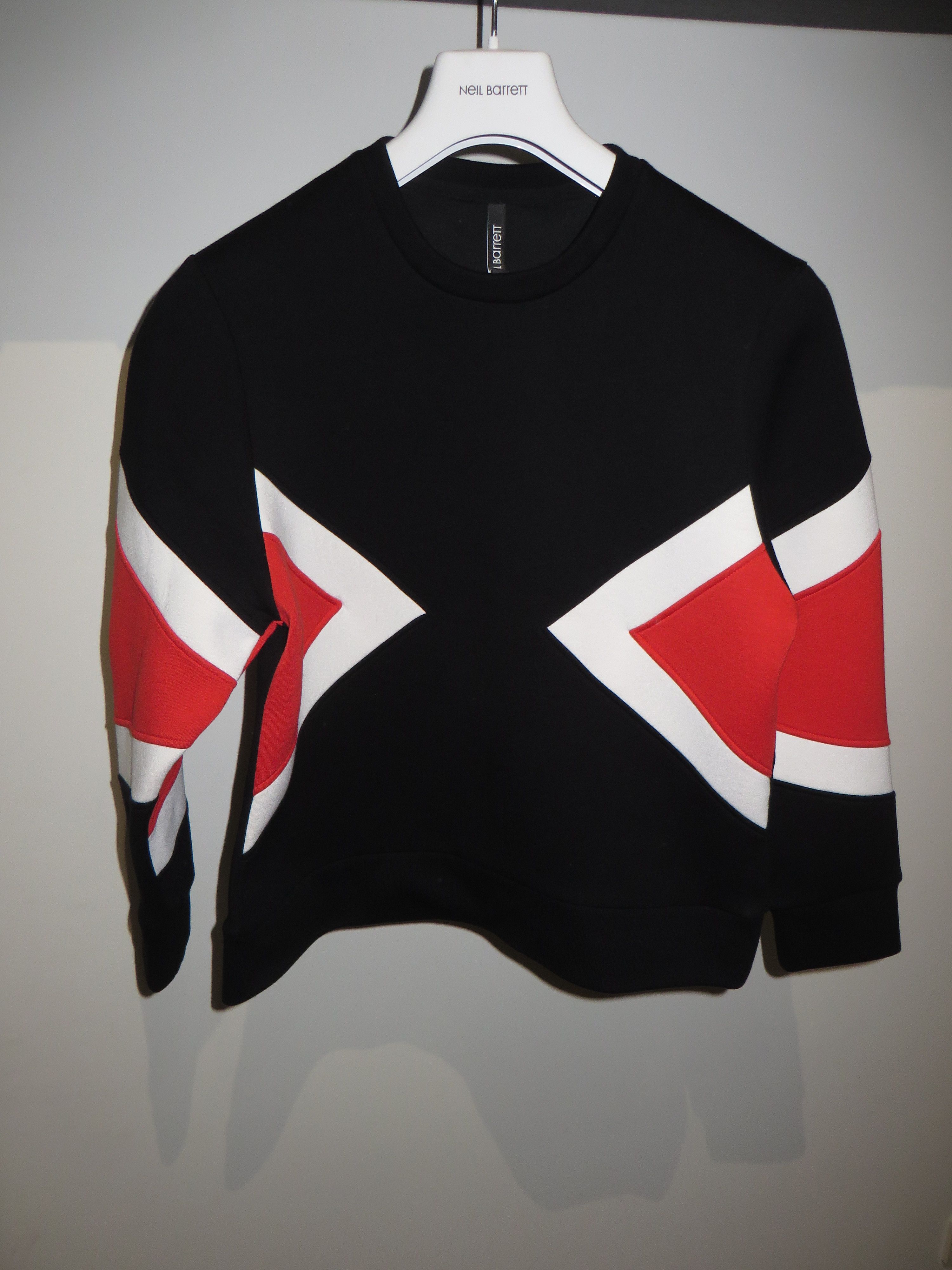 Modernist neoprene sweatshirt