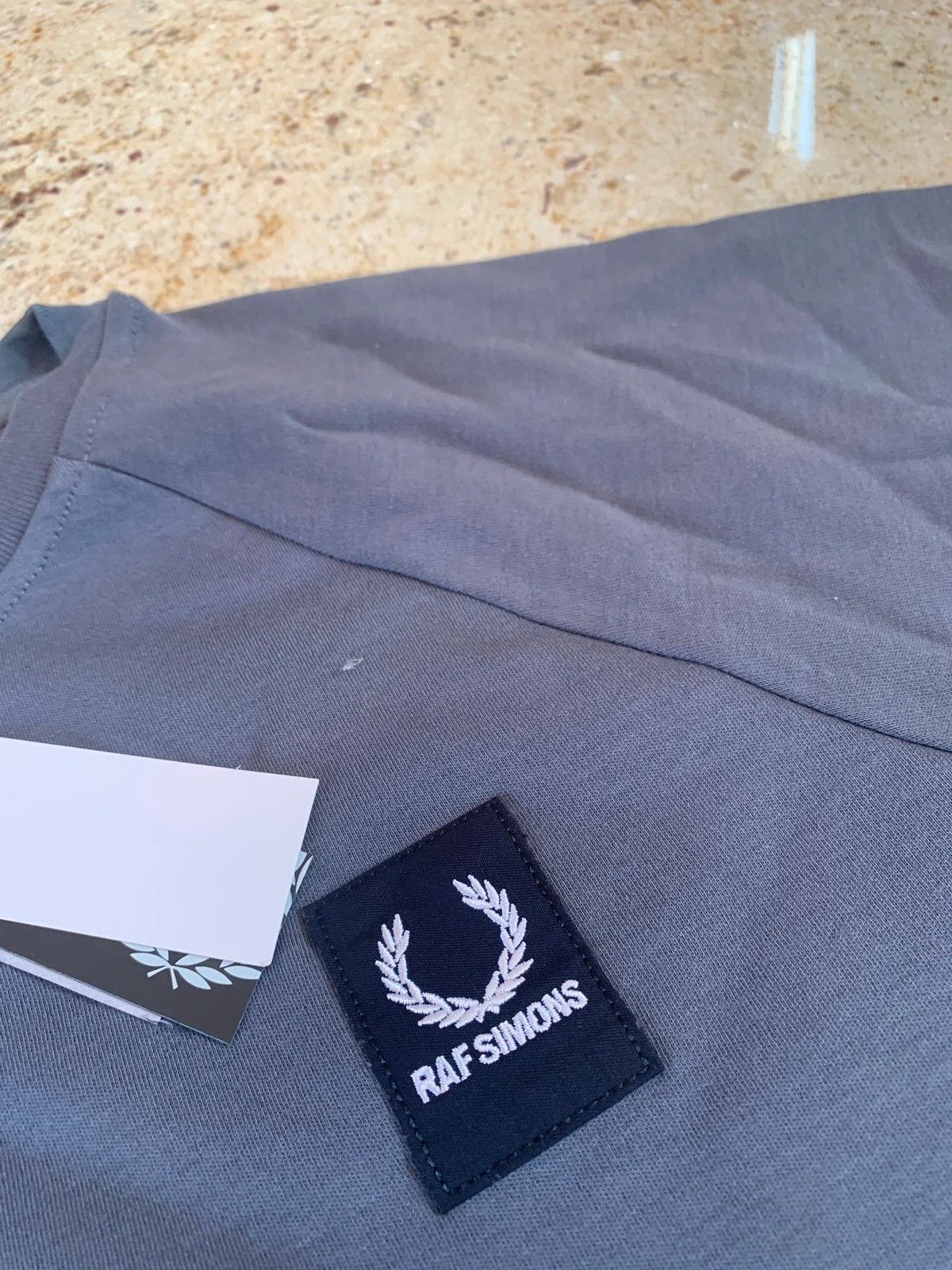 Fred Perry × Raf Simons Grey Raglan Tee, SS Size US L / EU 52-54 / 3 - 10 Thumbnail