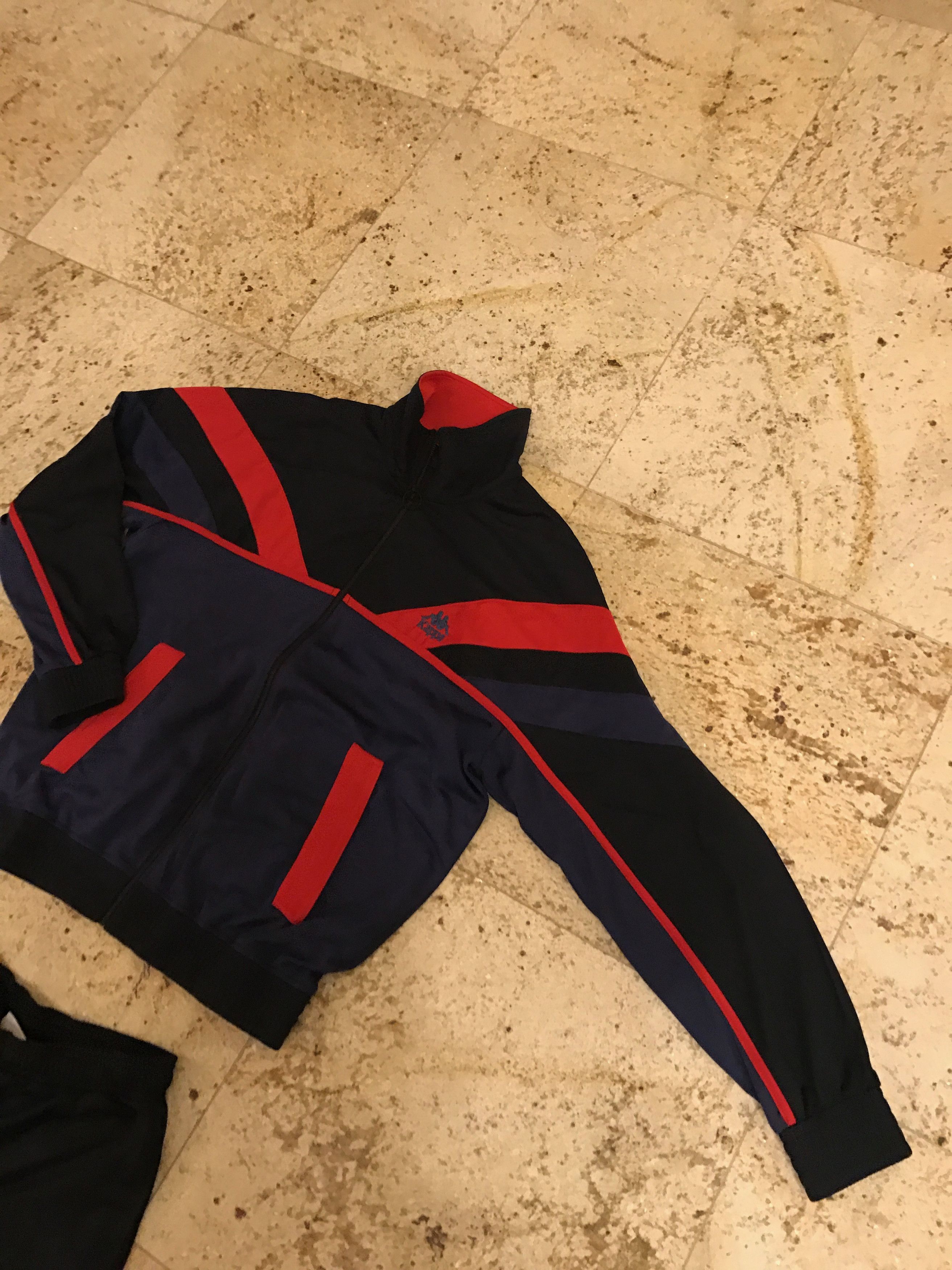 Kappa Half Zip Jacket In Blue Navy - Dark Navy - Red Size US L / EU 52-54 / 3 - 4 Thumbnail