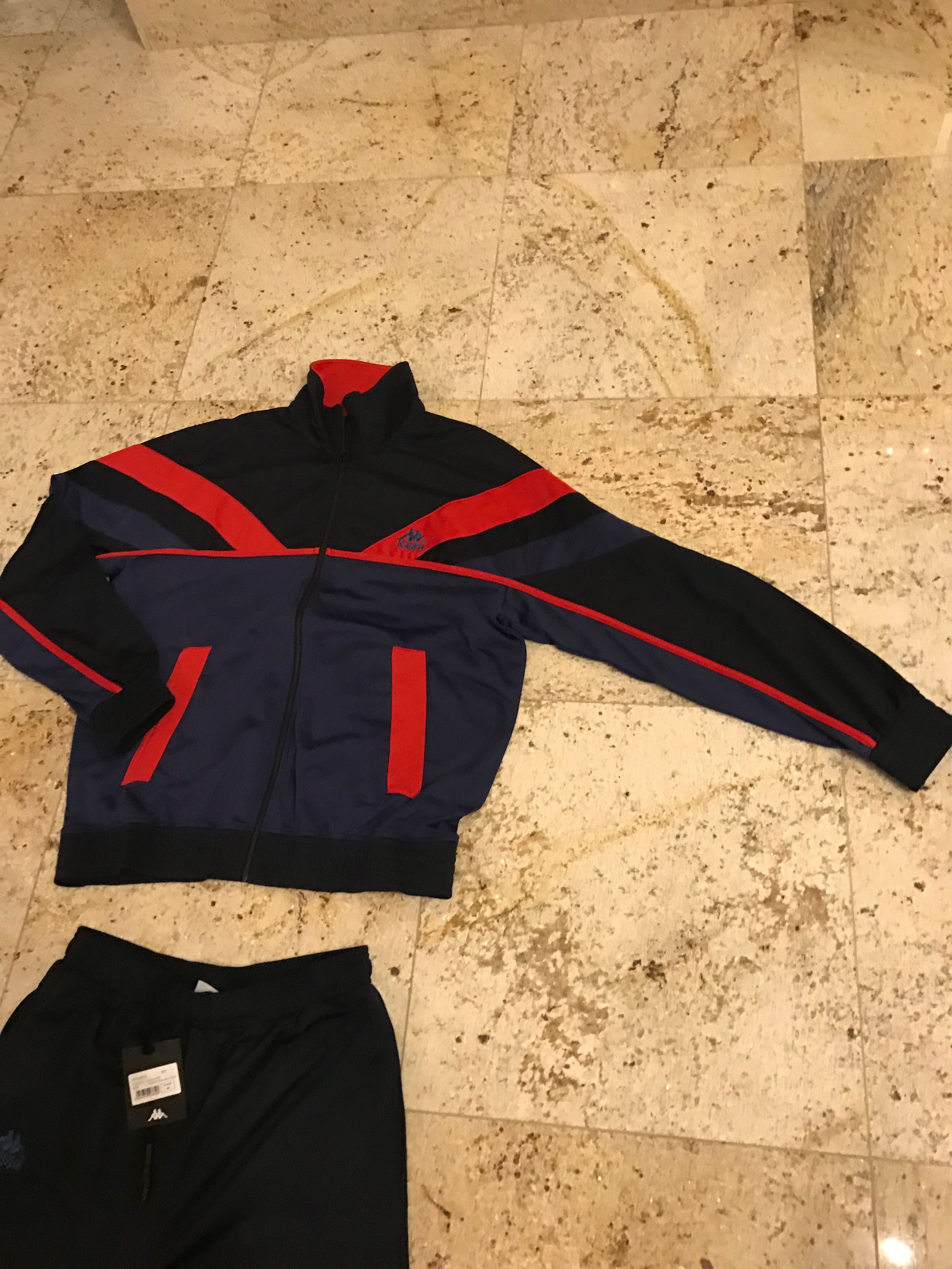 Kappa Half Zip Jacket In Blue Navy - Dark Navy - Red Size US L / EU 52-54 / 3 - 5 Thumbnail