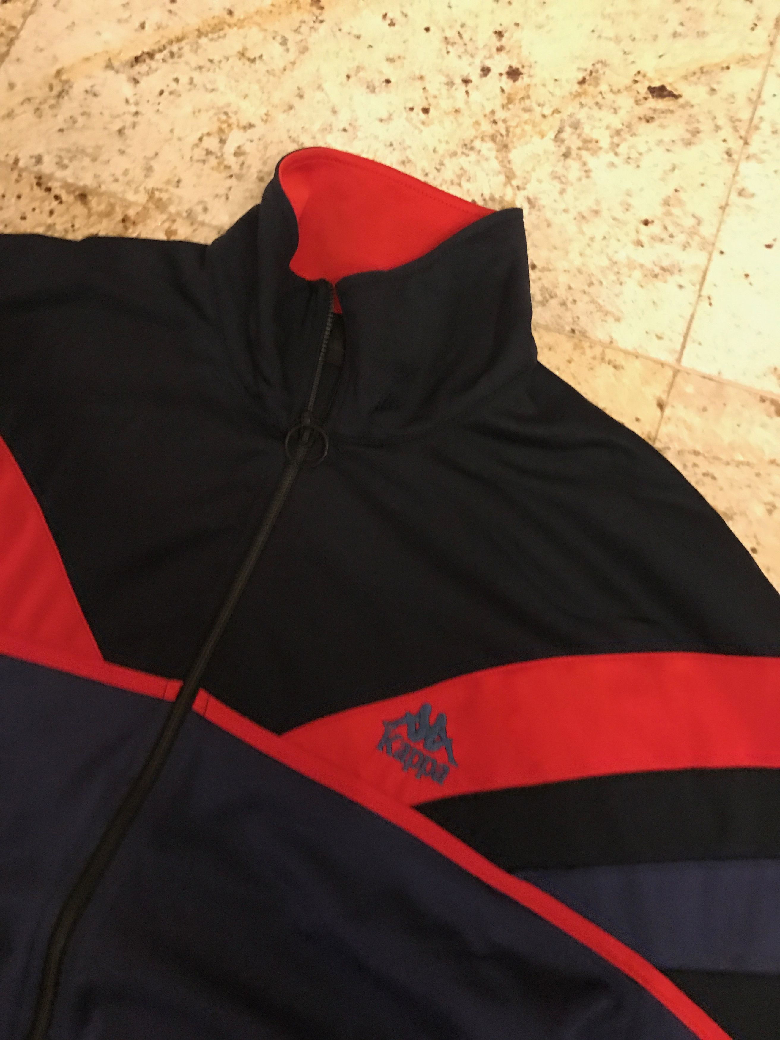 Kappa Half Zip Jacket In Blue Navy - Dark Navy - Red Size US L / EU 52-54 / 3 - 7 Thumbnail