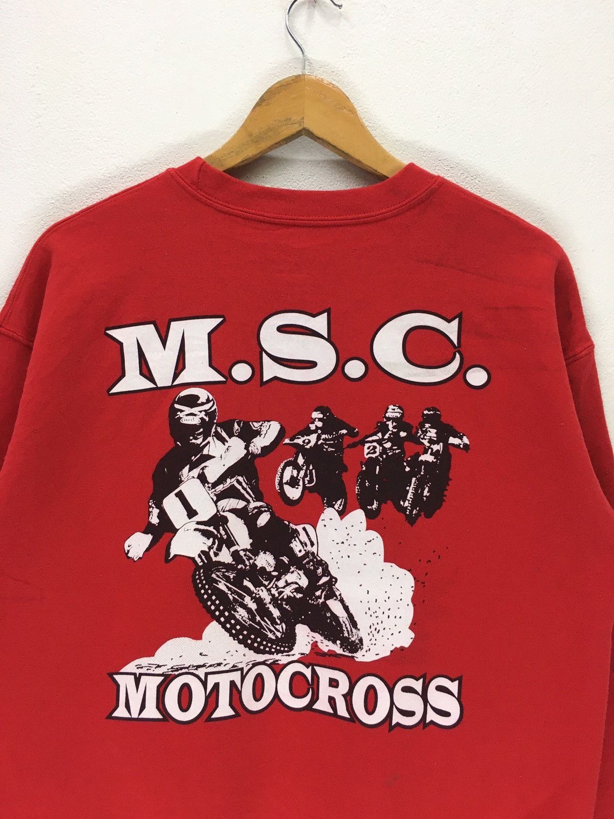 Sports Specialties Vintage M.S.C Motocross Racing Motorsport Sweatshirt Size US M / EU 48-50 / 2 - 3 Thumbnail