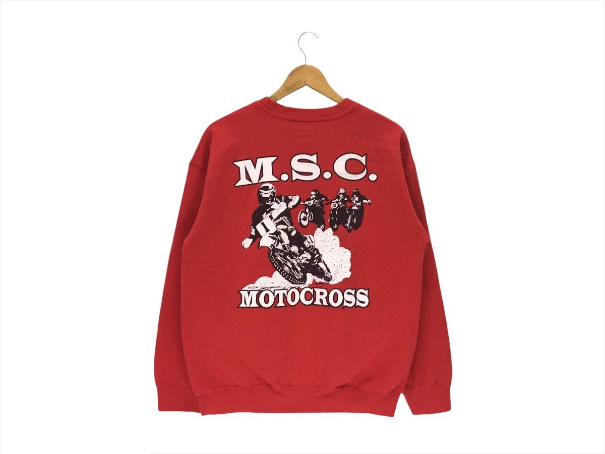 Sports Specialties Vintage M.S.C Motocross Racing Motorsport Sweatshirt Size US M / EU 48-50 / 2 - 1 Thumbnail