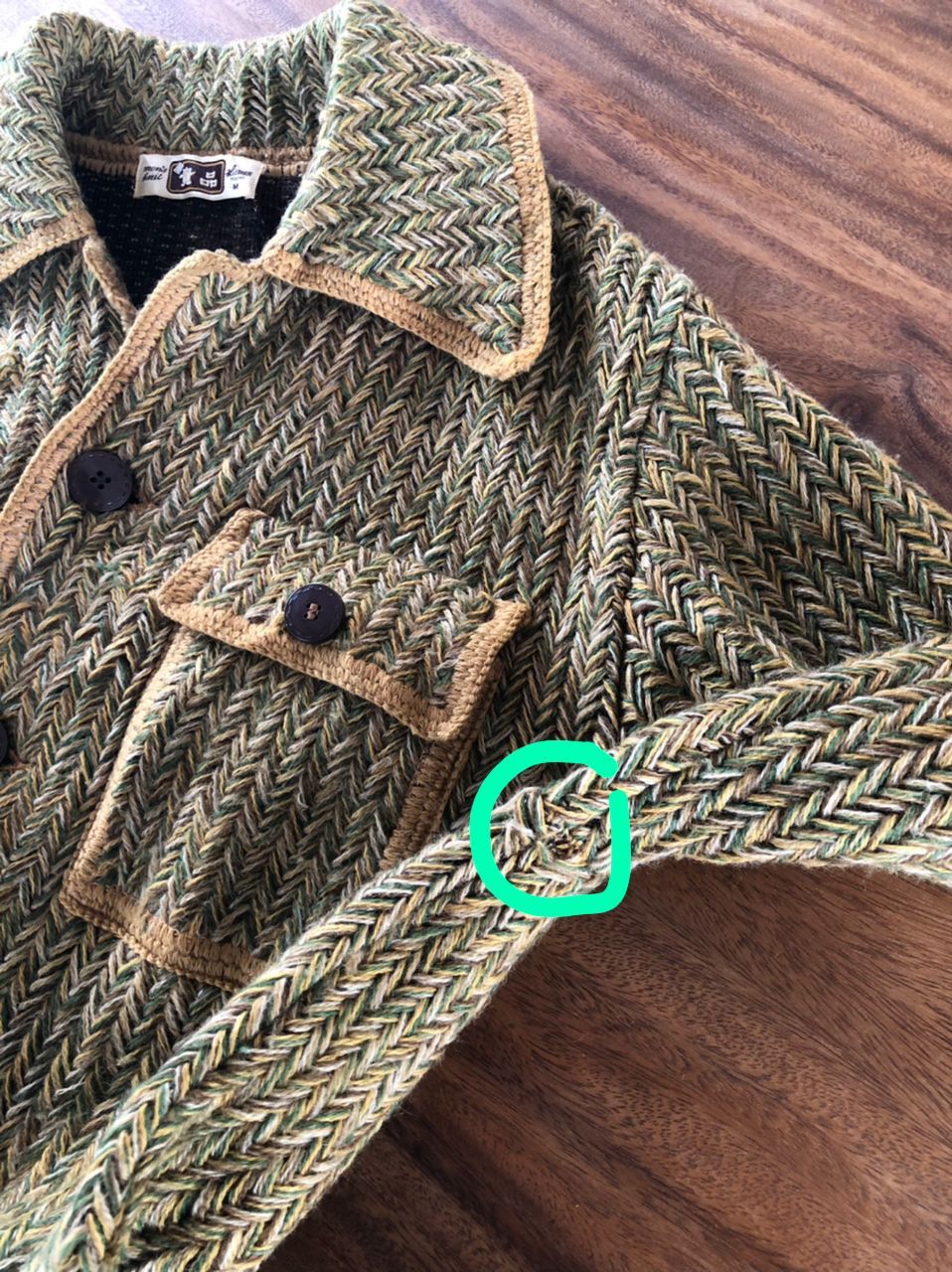 Japanese Brand × Vintage VINTAGE 80’S JAPAN’S WOOL KNIT JACKET Size US M / EU 48-50 / 2 - 12 Thumbnail