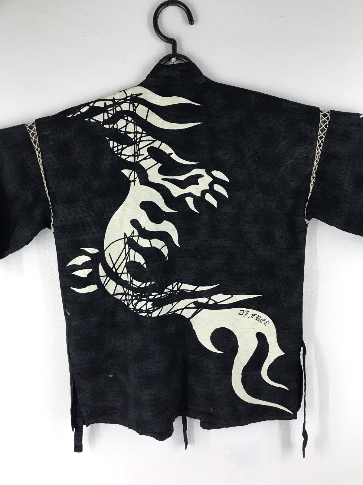 Japanese Brand DJ FREE KIMONO CARDIGAN SHIRT JAPANESE DRAGON CLASSIC SCRIT Size US M / EU 48-50 / 2 - 8 Thumbnail
