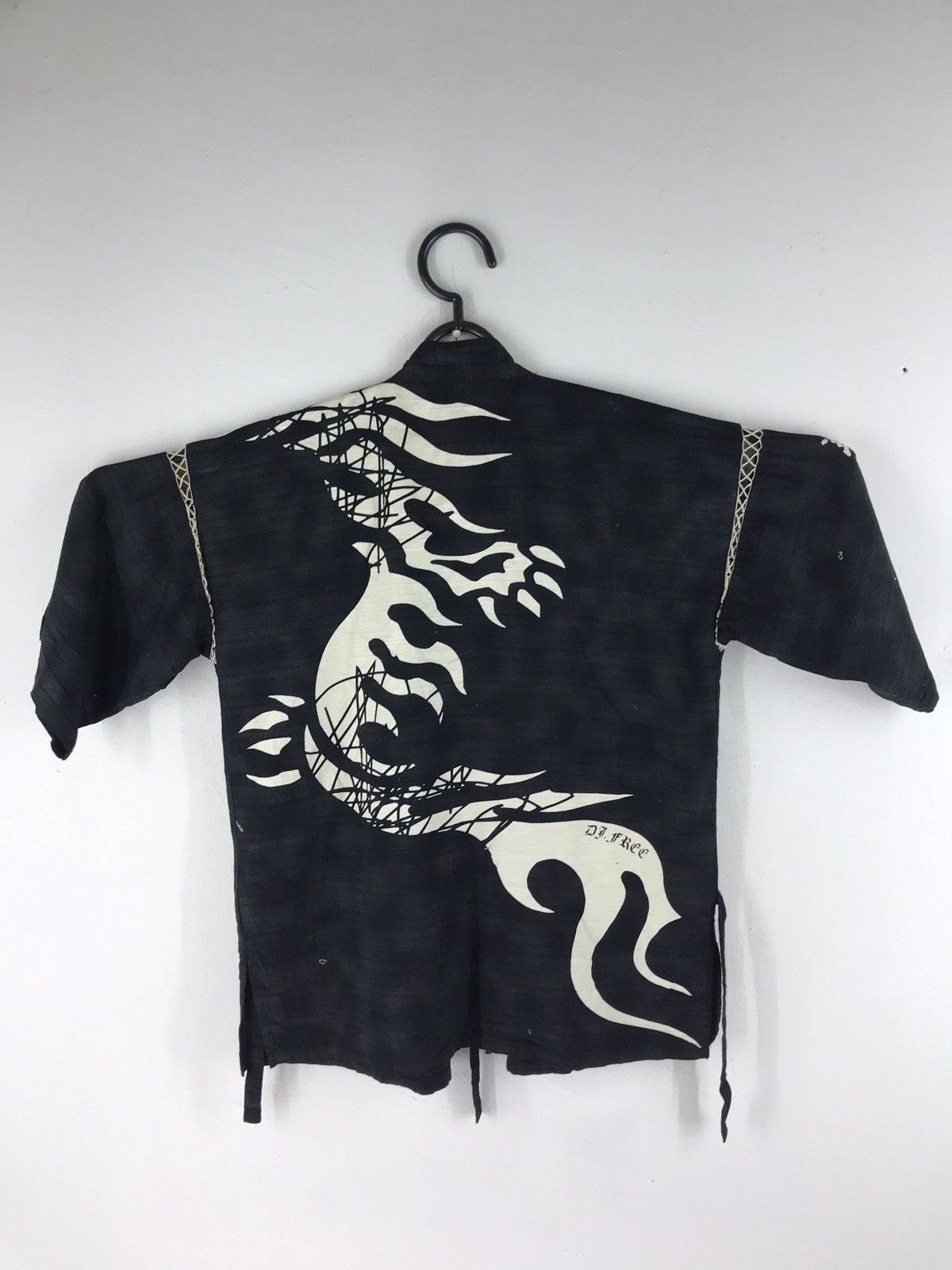 Japanese Brand DJ FREE KIMONO CARDIGAN SHIRT JAPANESE DRAGON CLASSIC SCRIT Size US M / EU 48-50 / 2 - 7 Thumbnail