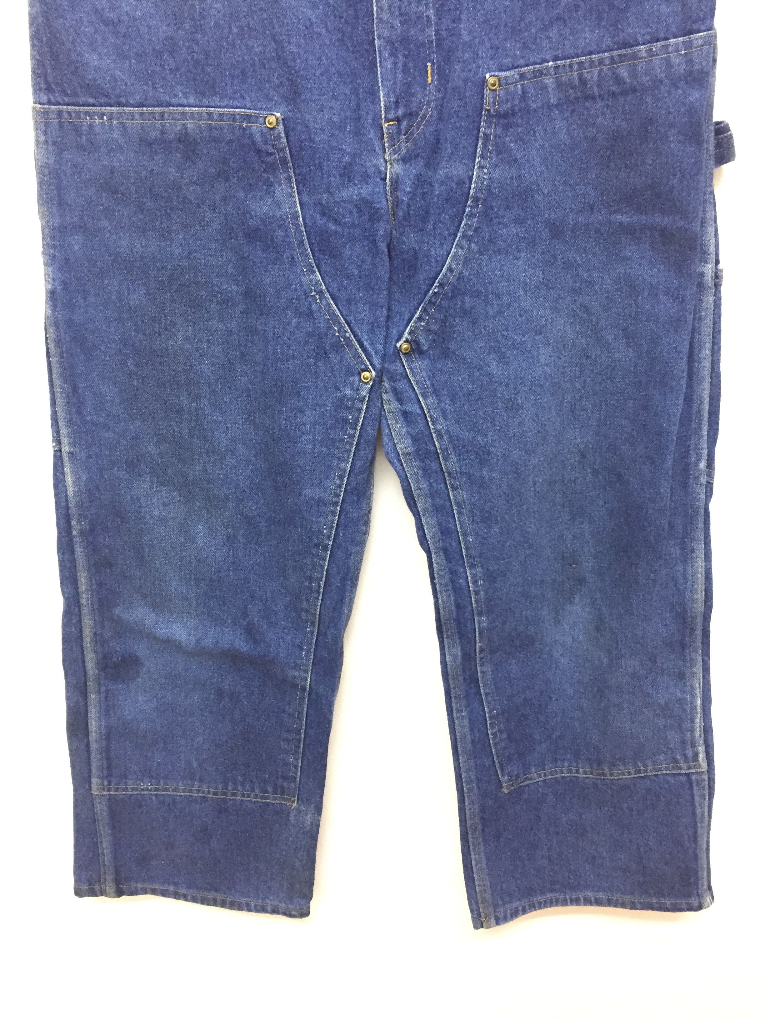 Carhartt Double Knee Button-fly Waist Heavy Worker pant made in USA Size US 32 / EU 48 - 7 Thumbnail