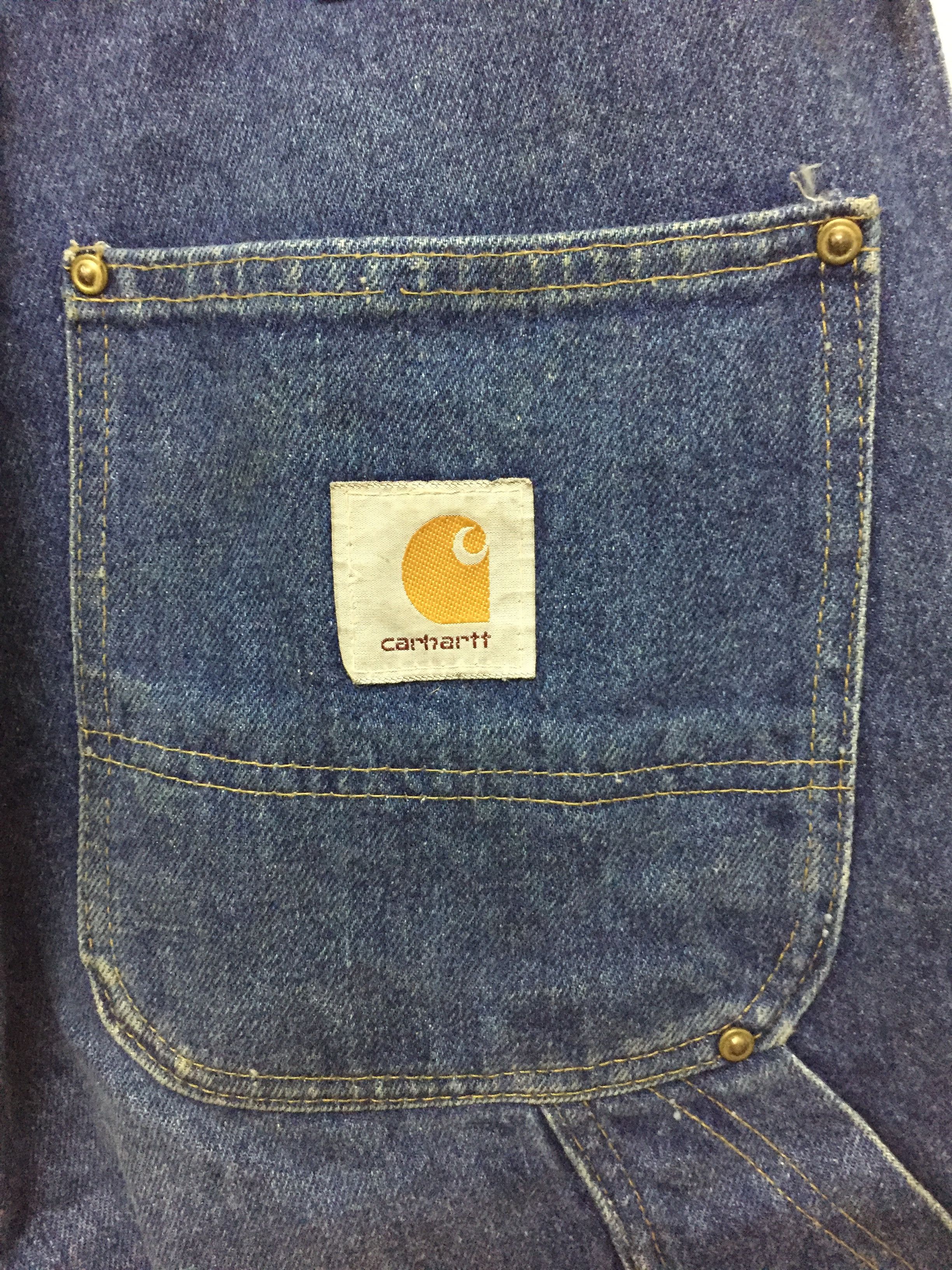 Carhartt Double Knee Button-fly Waist Heavy Worker pant made in USA Size US 32 / EU 48 - 3 Thumbnail