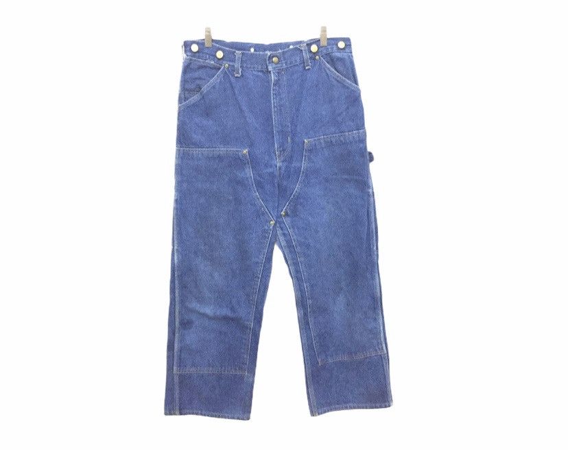 Carhartt Double Knee Button-fly Waist Heavy Worker pant made in USA Size US 32 / EU 48 - 5 Thumbnail