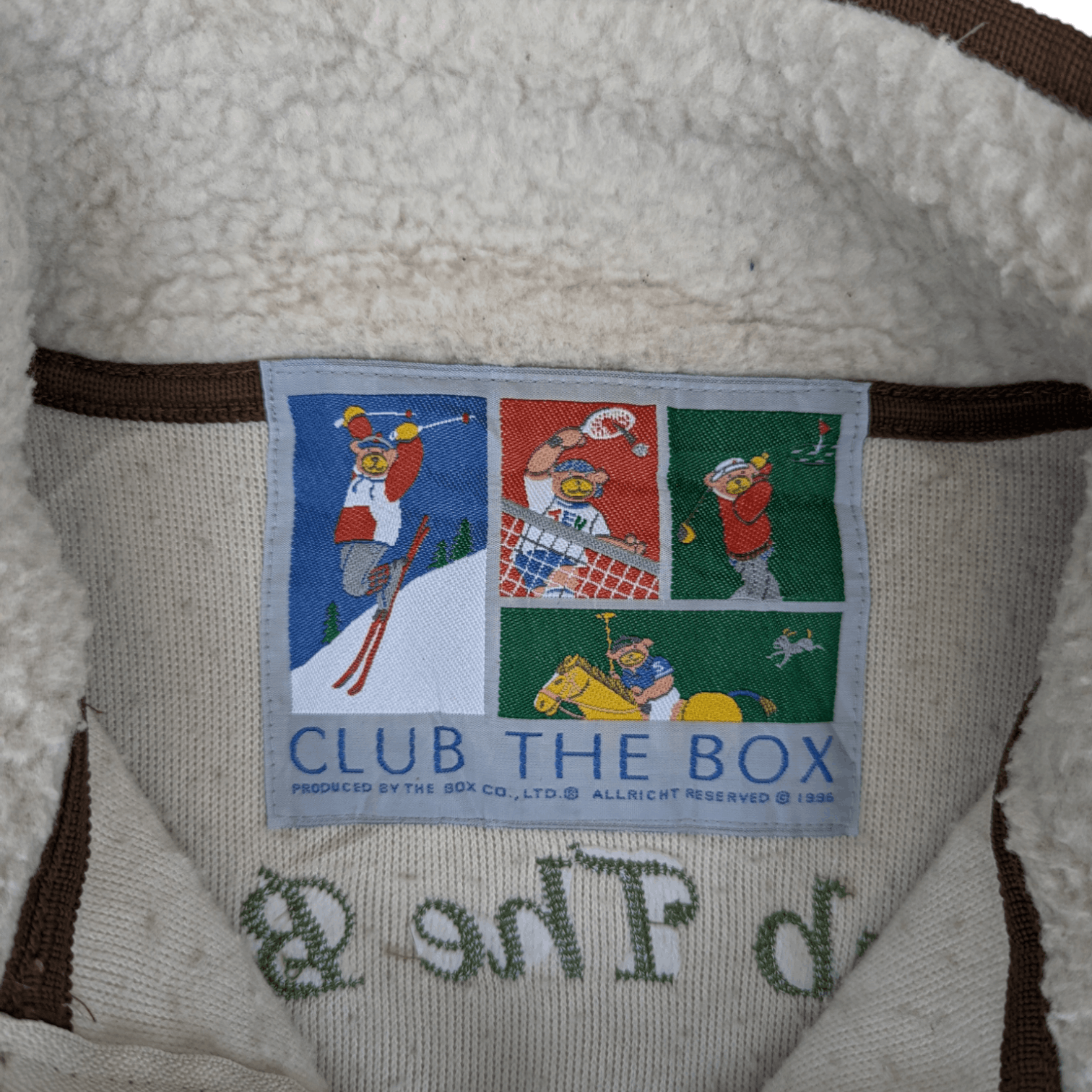 Japanese Brand Vintage 90's 1996 CLUB THE BOX Fleece Jacket Size US XL / EU 56 / 4 - 11 Thumbnail