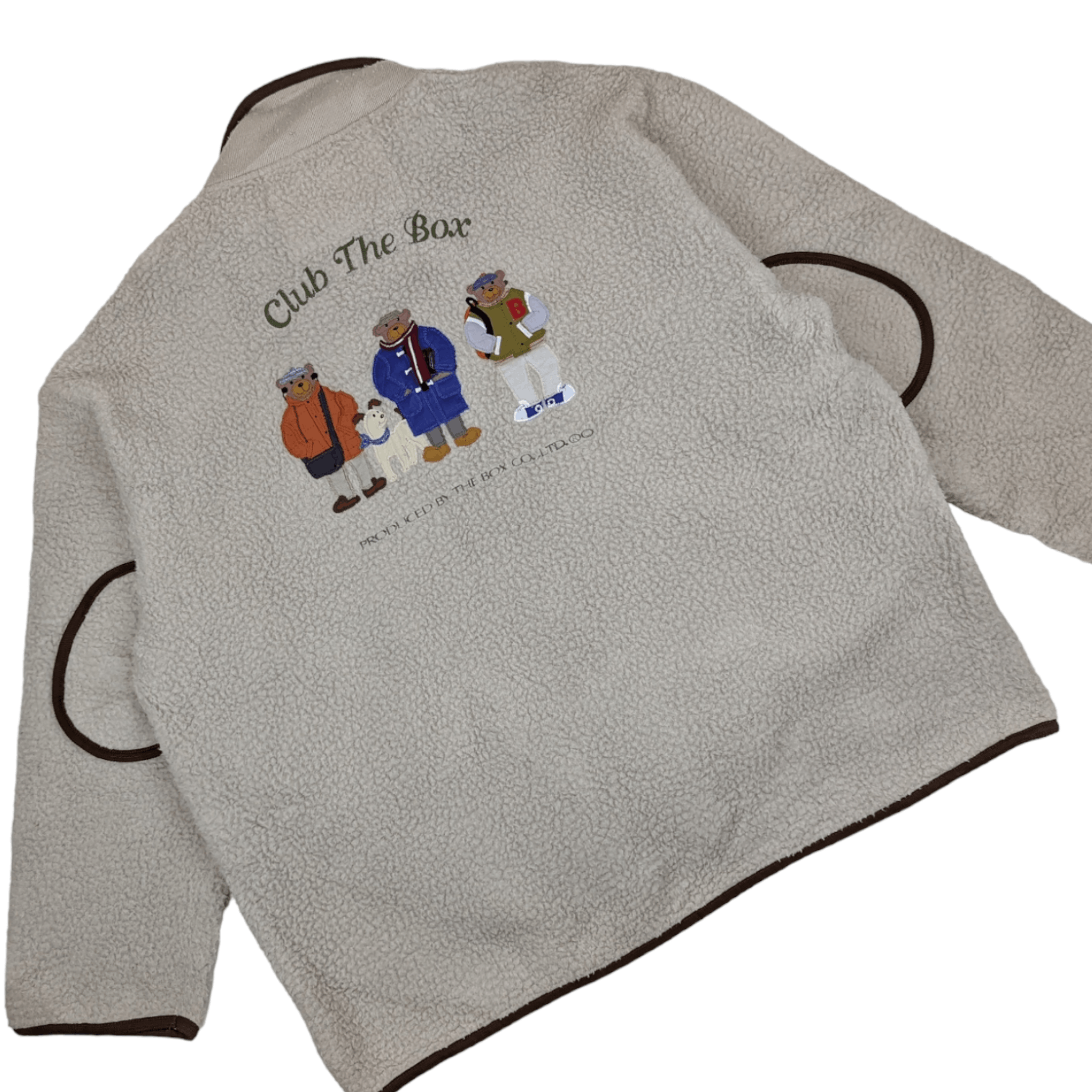 Japanese Brand Vintage 90's 1996 CLUB THE BOX Fleece Jacket Size US XL / EU 56 / 4 - 8 Thumbnail