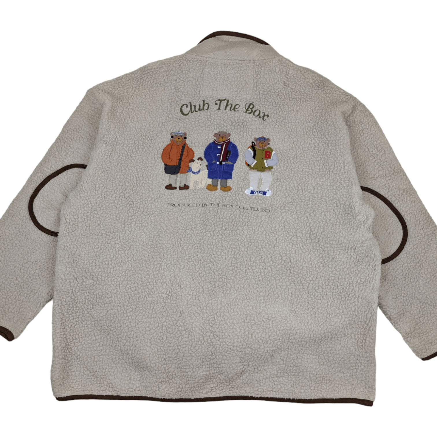 Japanese Brand Vintage 90's 1996 CLUB THE BOX Fleece Jacket Size US XL / EU 56 / 4 - 7 Thumbnail