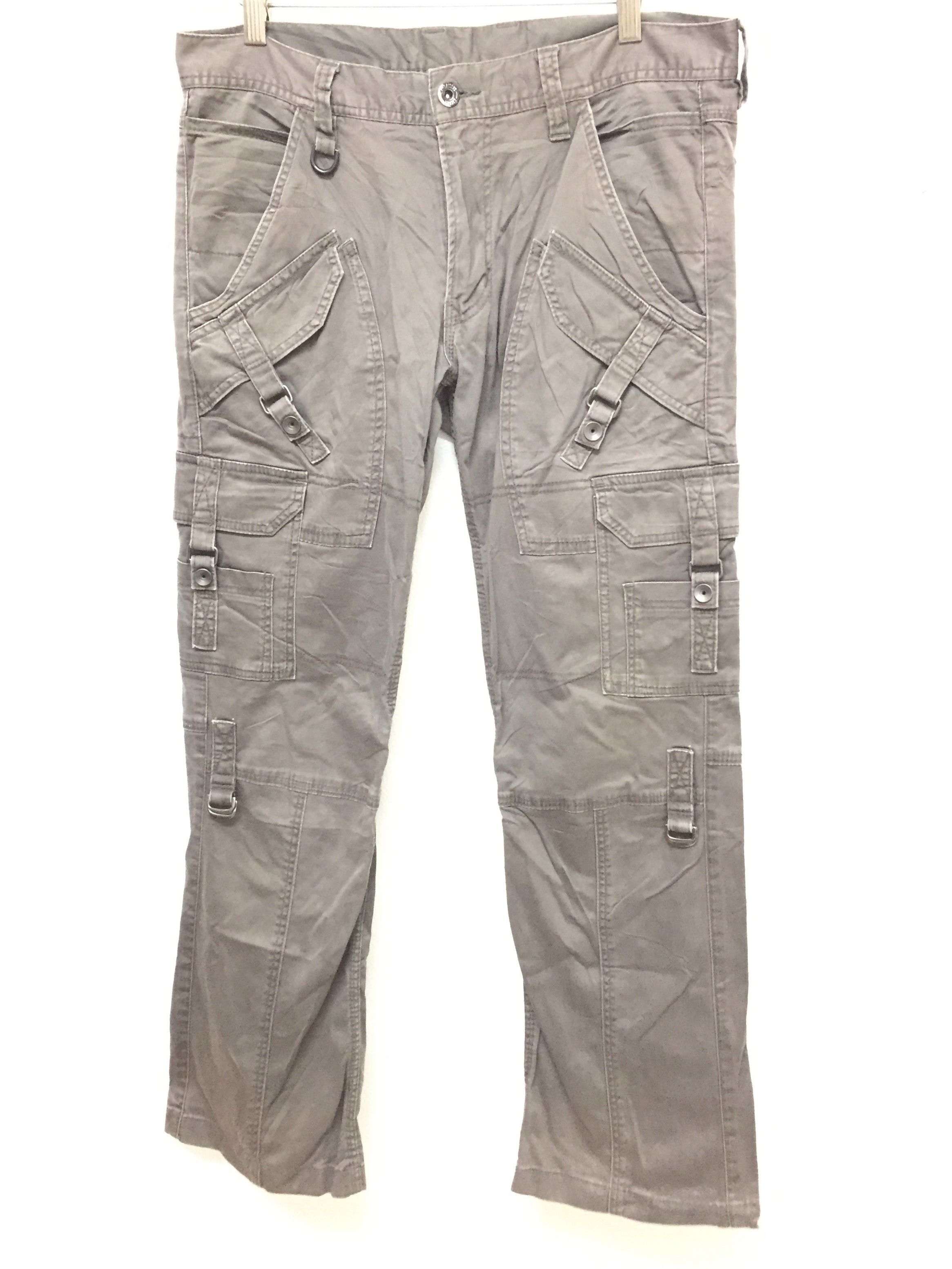 HIDEAWAYS × Japanese Brand × Matsuda NICOLE Hideaways Multiple Pocket bondage Stretchable Cargo Size US 32 / EU 48 - 2 Thumbnail