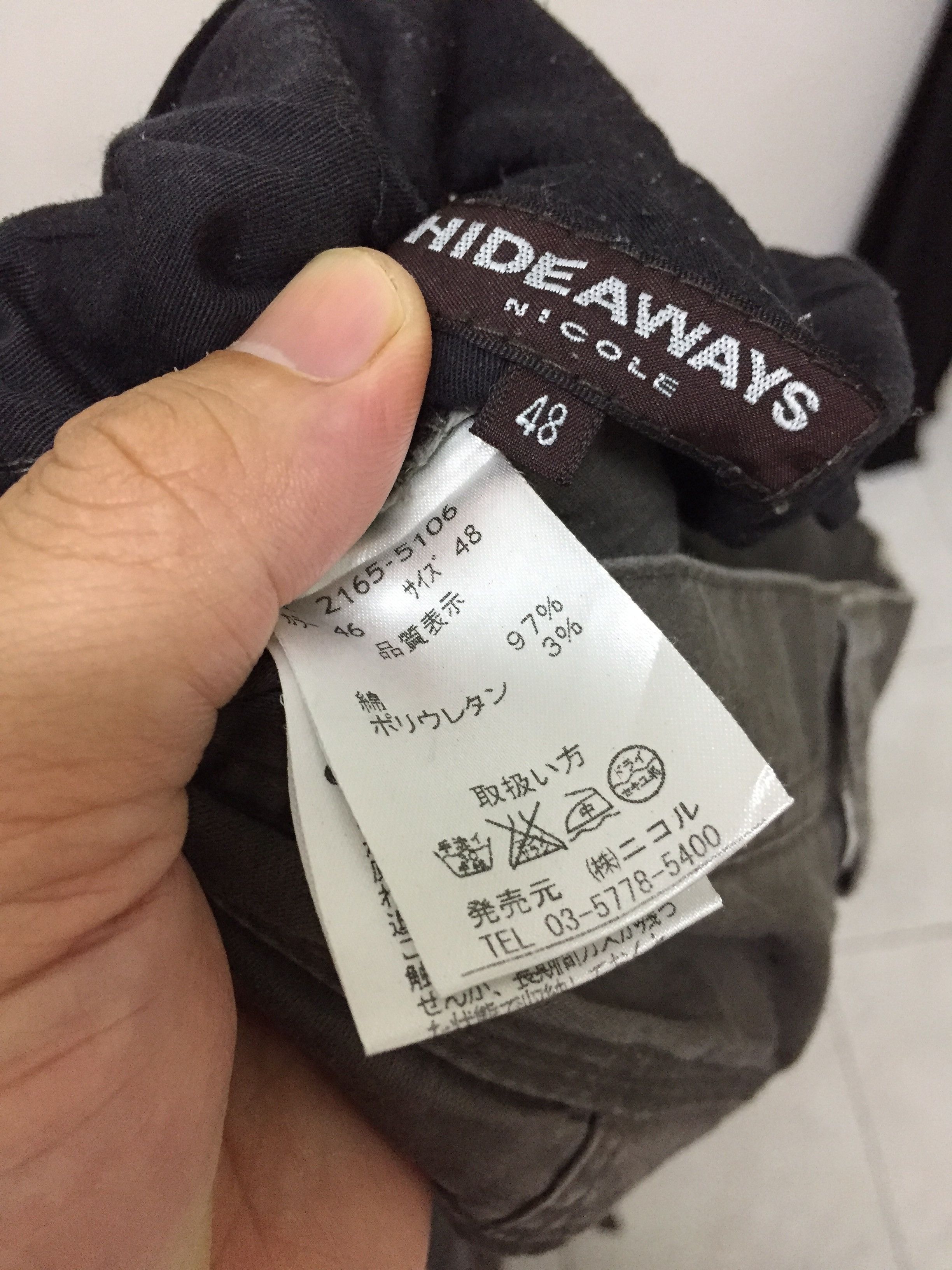 HIDEAWAYS × Japanese Brand × Matsuda NICOLE Hideaways Multiple Pocket bondage Stretchable Cargo Size US 32 / EU 48 - 12 Thumbnail