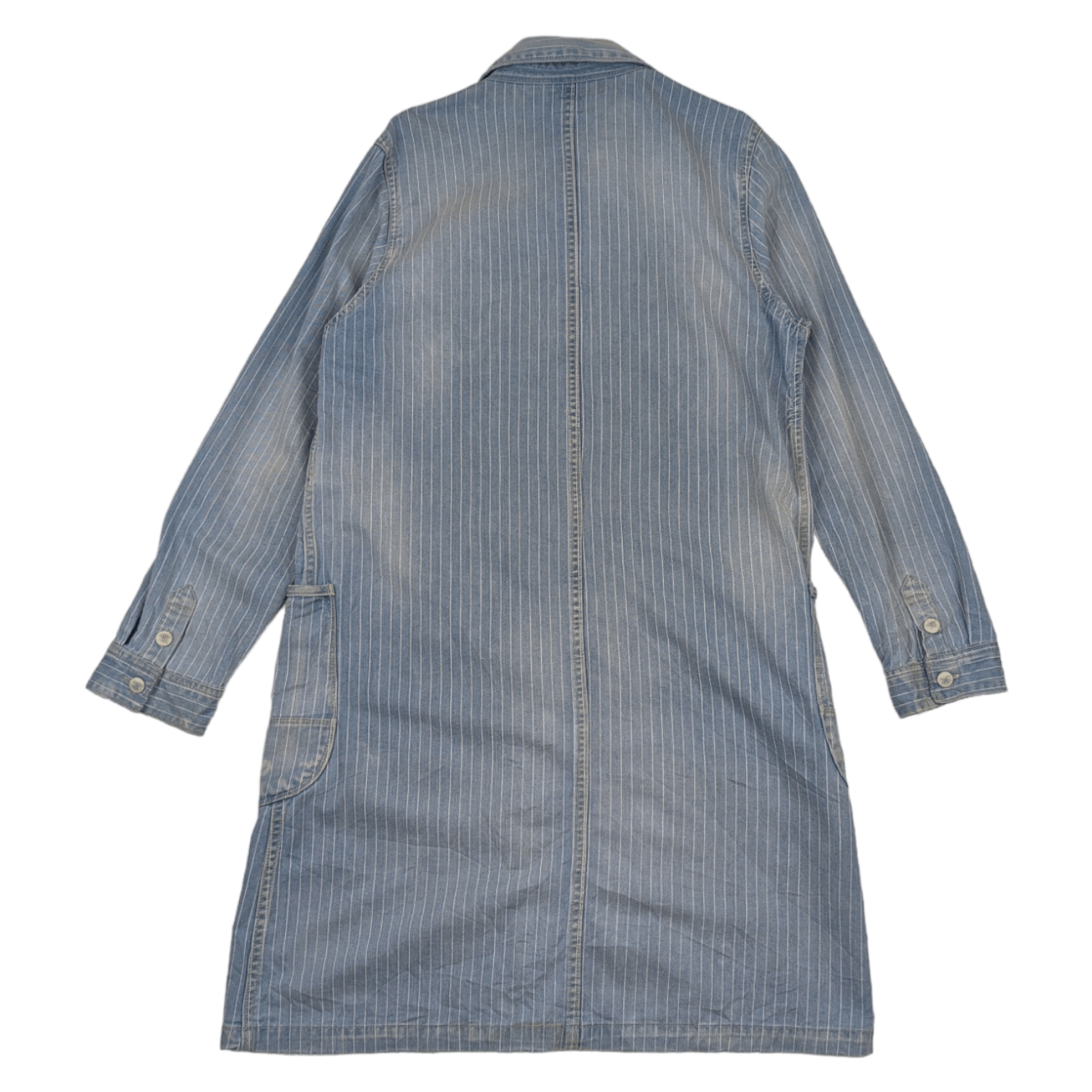 Japanese Brand Vintage Japan CEPO Denim Long Jacket Size L / US 10 / IT 46 - 6 Thumbnail