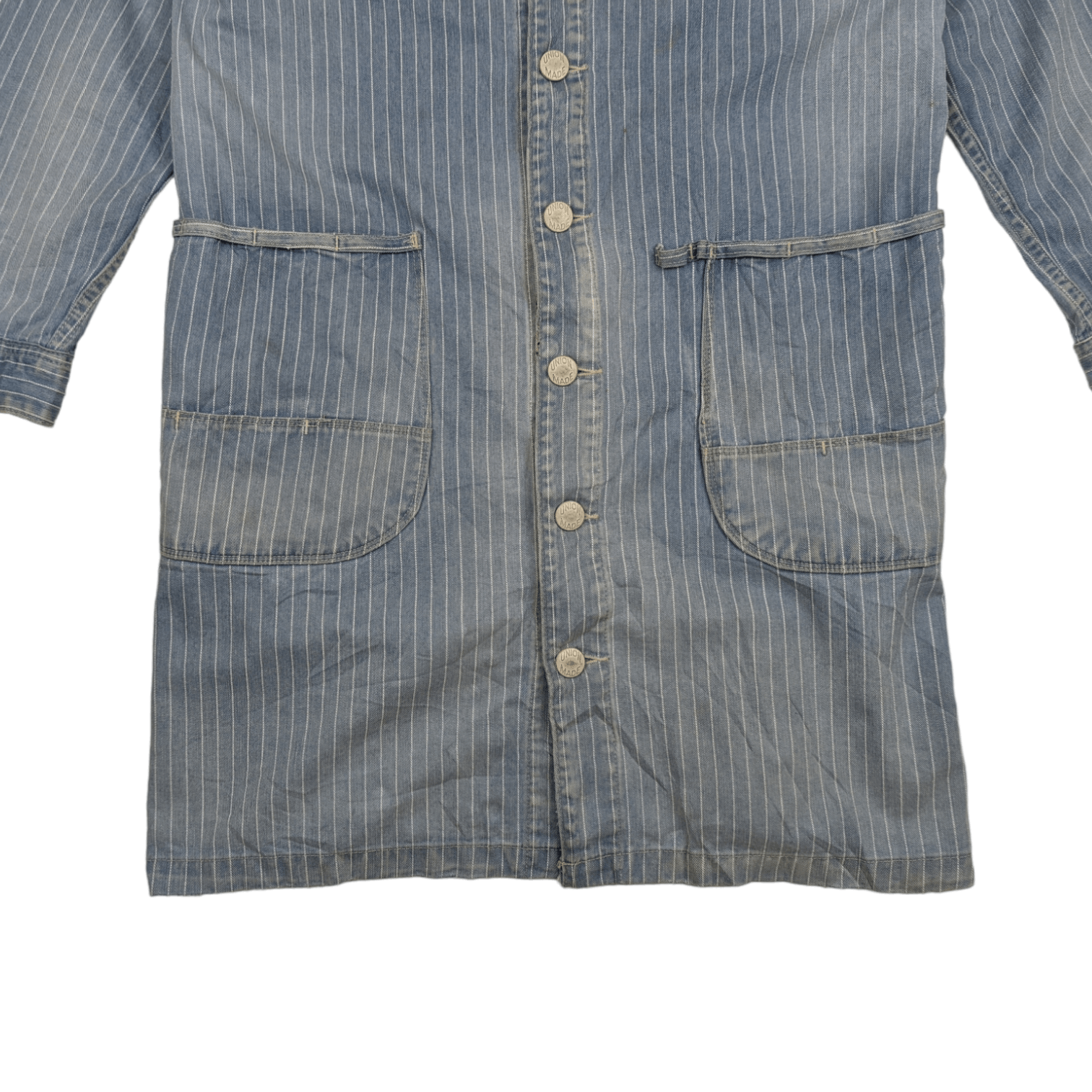 Japanese Brand Vintage Japan CEPO Denim Long Jacket Size L / US 10 / IT 46 - 5 Thumbnail