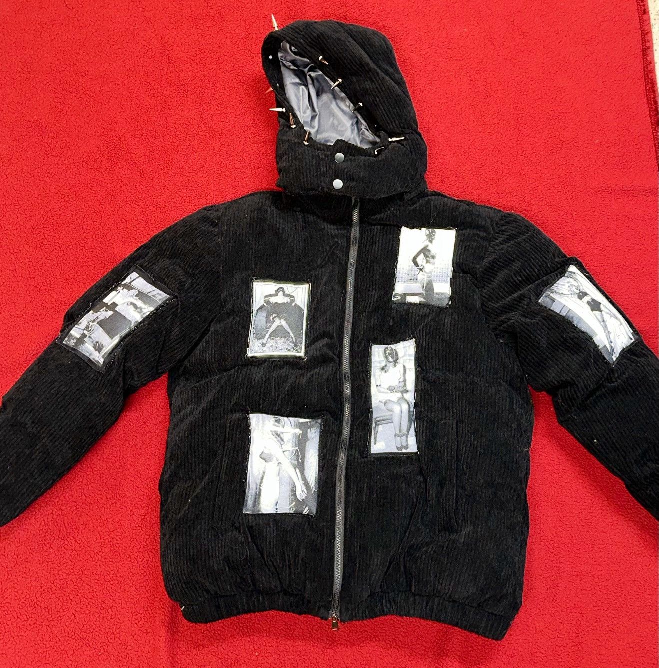 Section 8 Section 8 Puffer Bondage Spiked Hood Heavy Jacket | Grailed